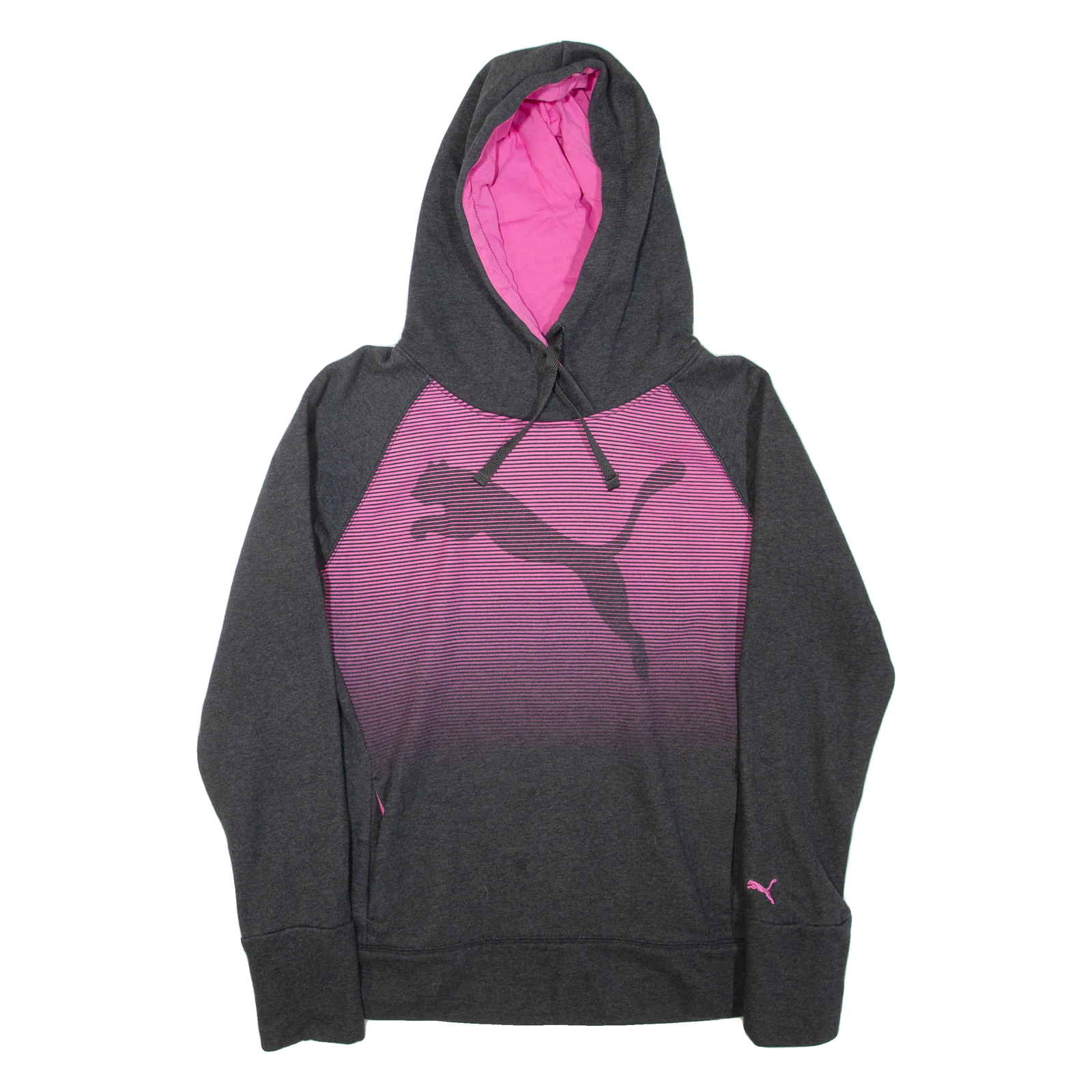 PUMA Womens Grey Hoodie L Refurbished - N/A refurbished available on Cerqular