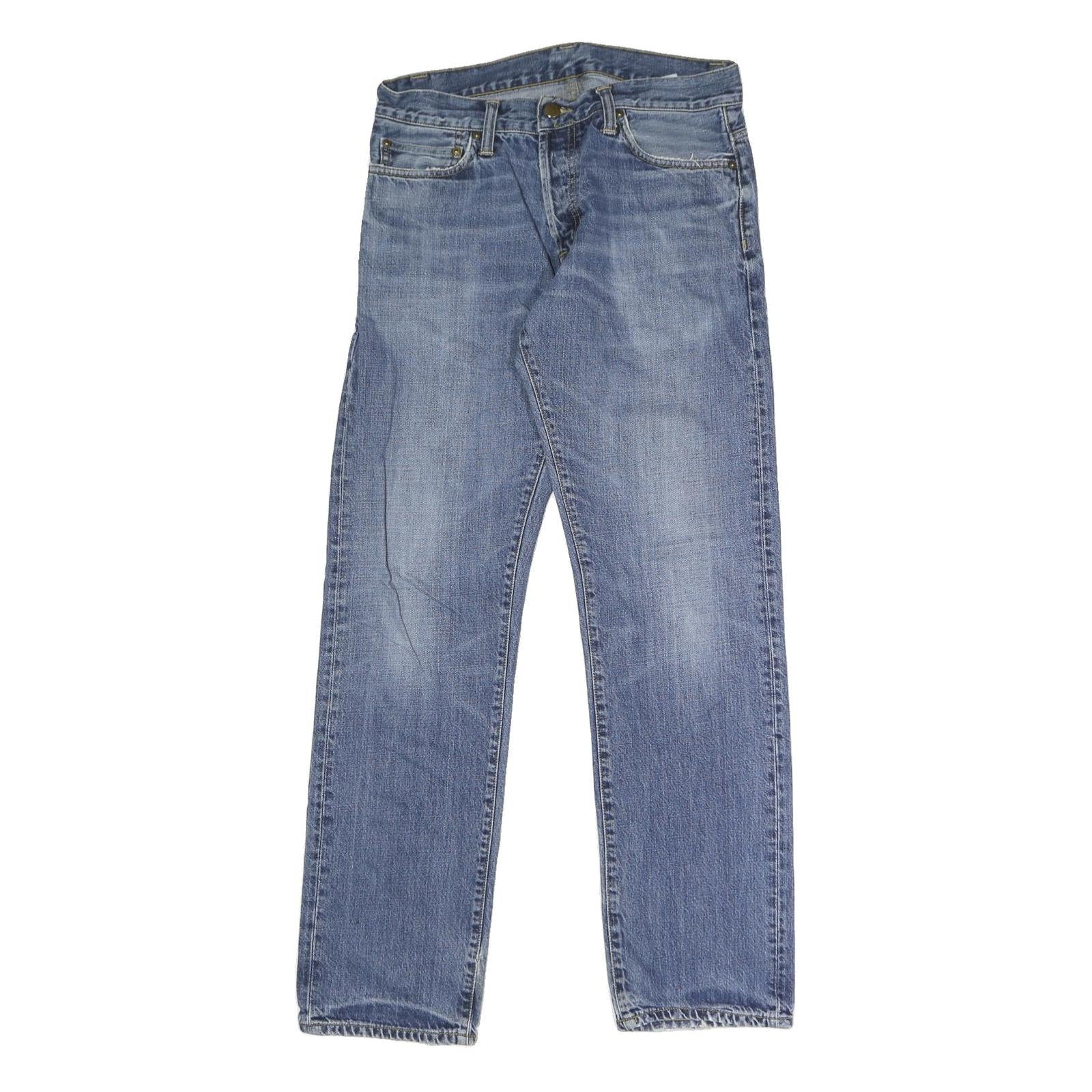 CARHARTT Mens Jeans Blue Regular Straight Denim Medium W32 L31 Casual Workwear Refurbished - N/A refurbished available on Cerqular