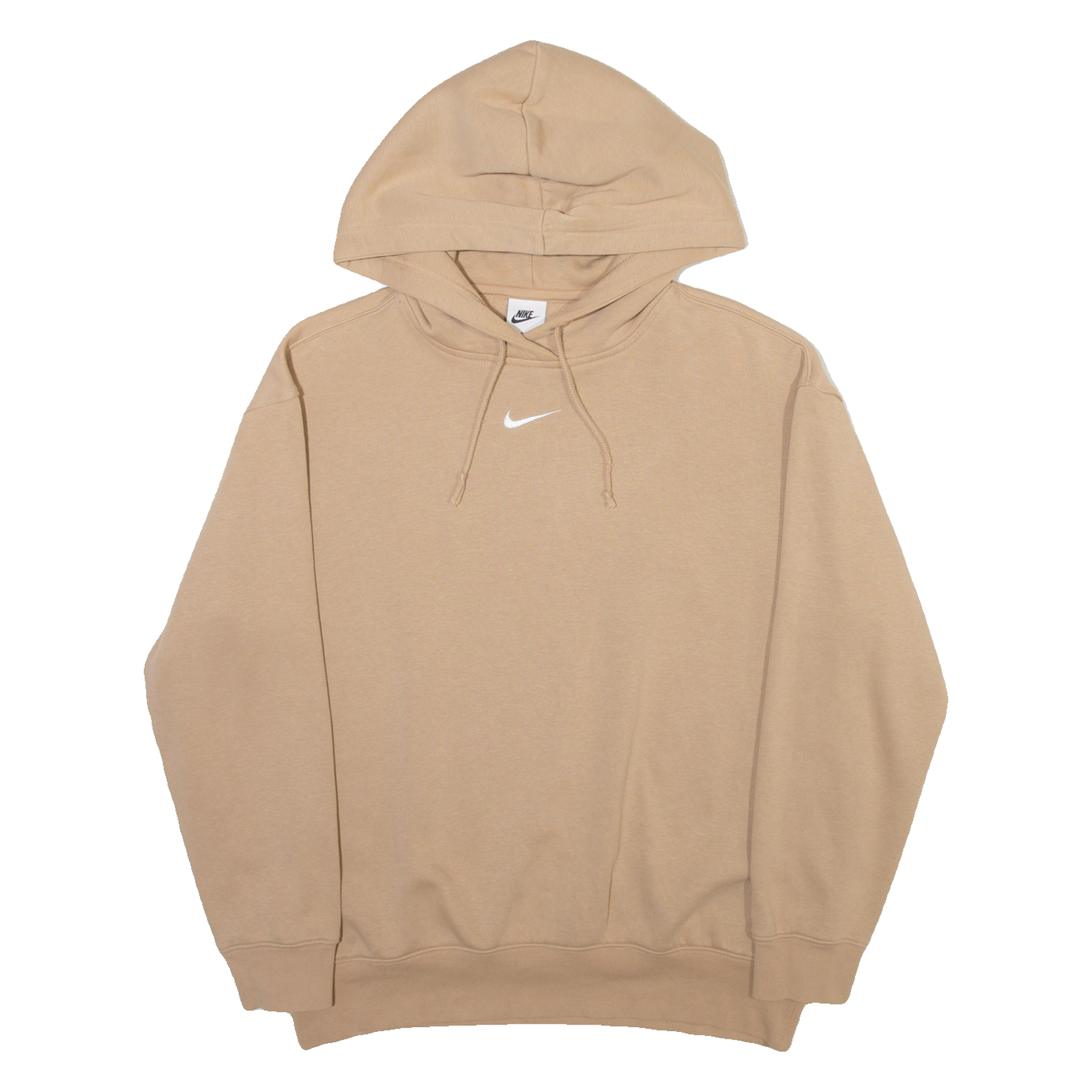NIKE Mens Beige Hoodie XS Refurbished - N/A refurbished available on Cerqular