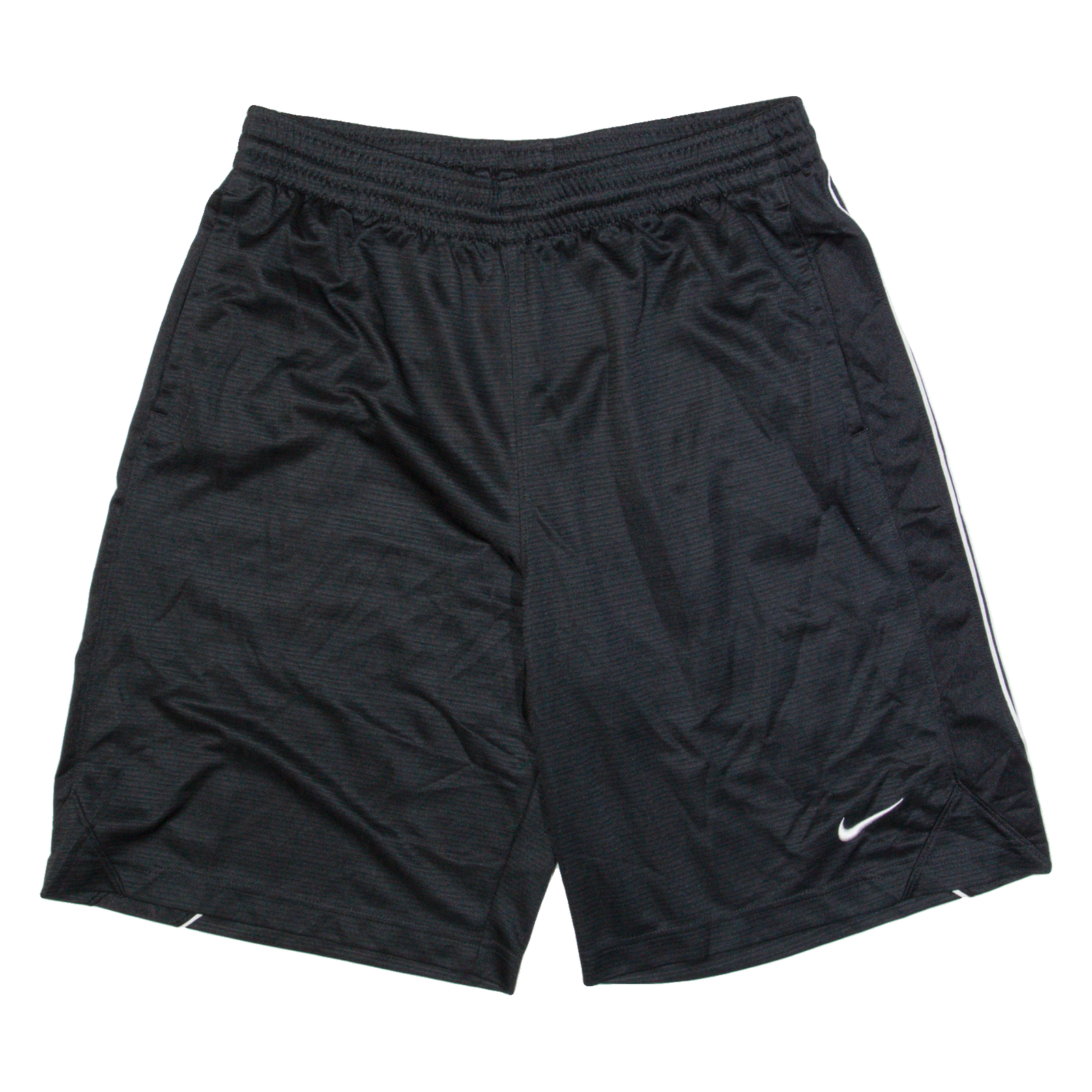 NIKE Mens Sports Shorts Black Relaxed L W32 Refurbished - N/A refurbished available on Cerqular