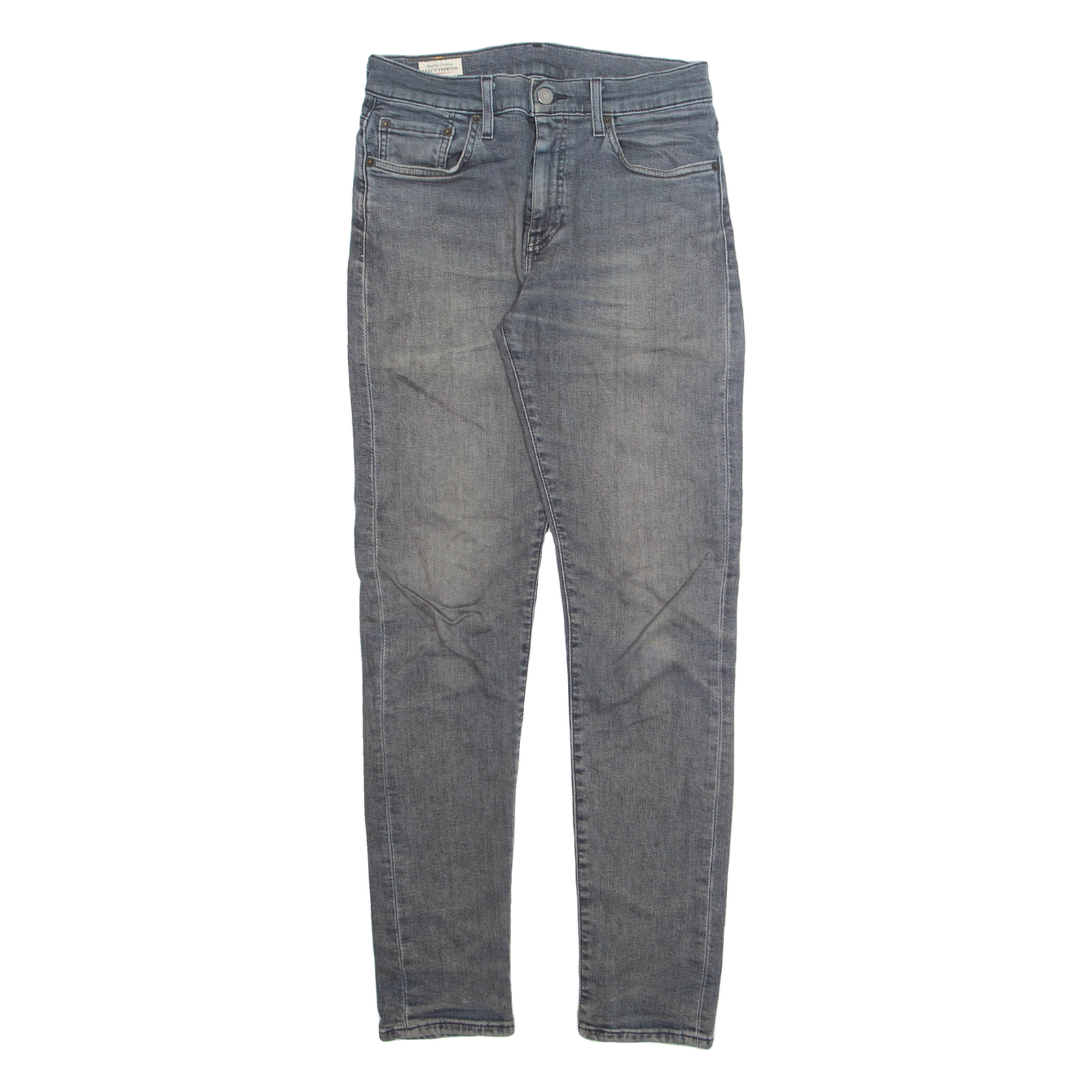 LEVI'S 512 BIG E Jeans Mens Grey Slim Tapered Stone Wash W28 L32 Refurbished - N/A refurbished available on Cerqular