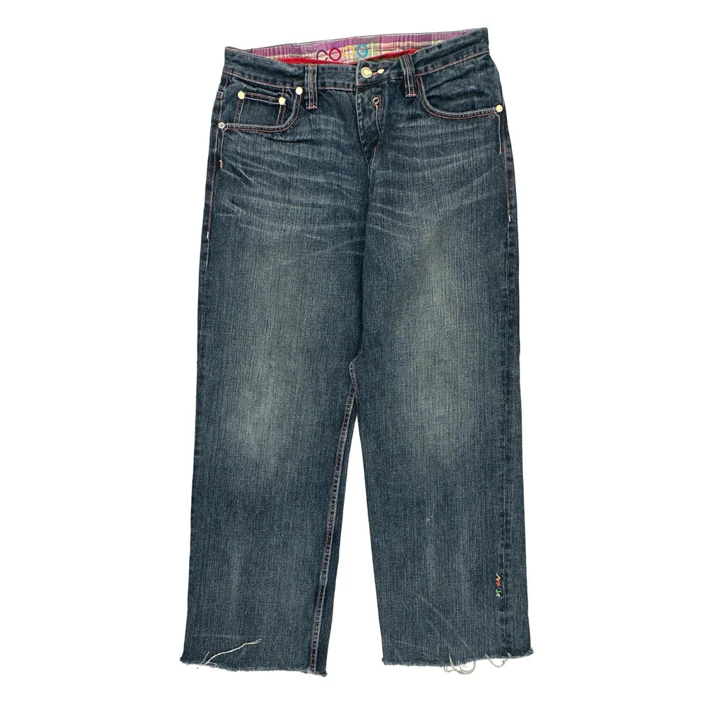 The History Of Australia Coogi Graphic Jeans - 34W 31L Multicoloured Denim Refurbished - Thrifted (note: this is a term often used to describe second- refurbished available on Cerqular