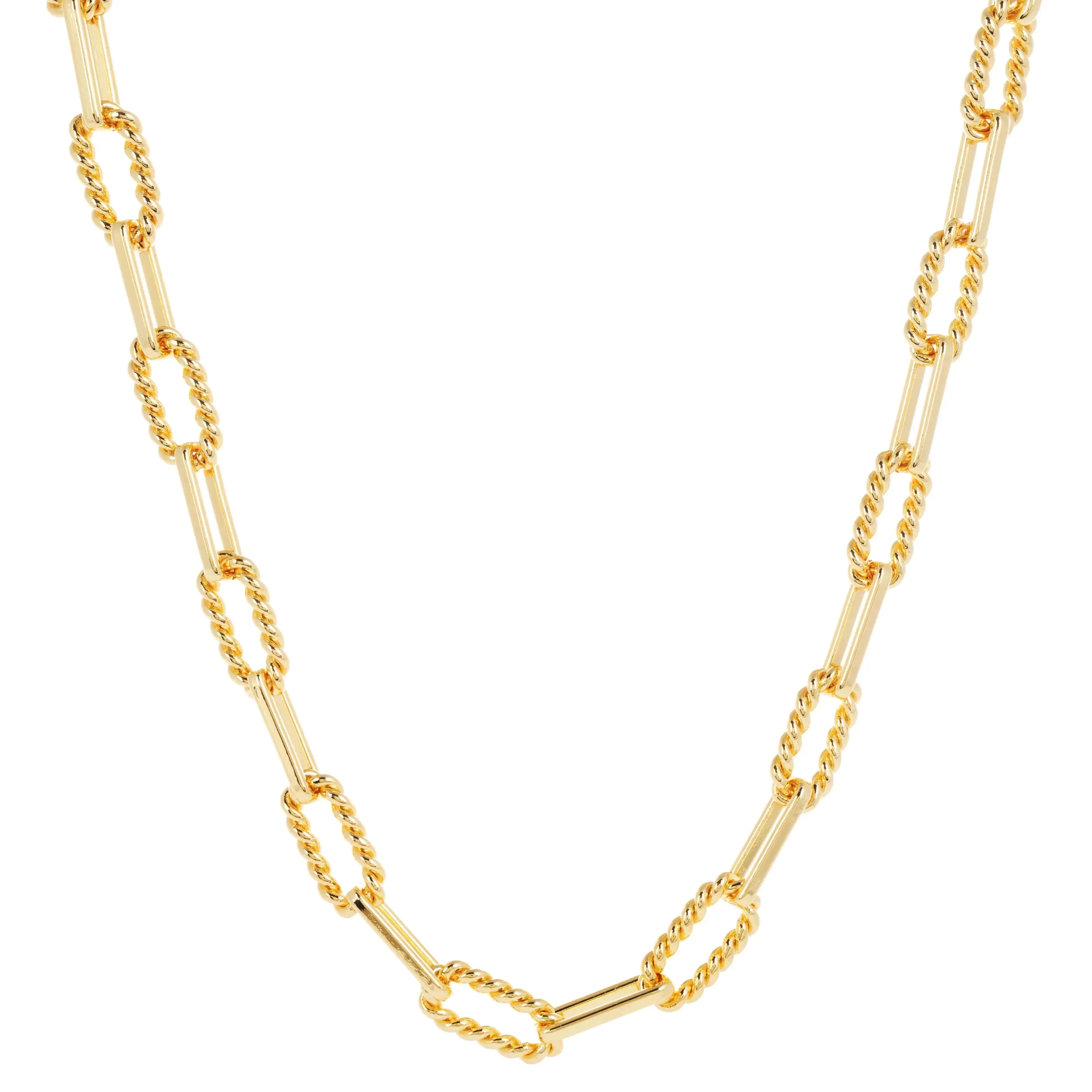 Lilly Twisted Cable Link Gold Chain Necklace Refurbished - Amadeus (This could refer to multiple things, such as the 1 refurbished available on Cerqular