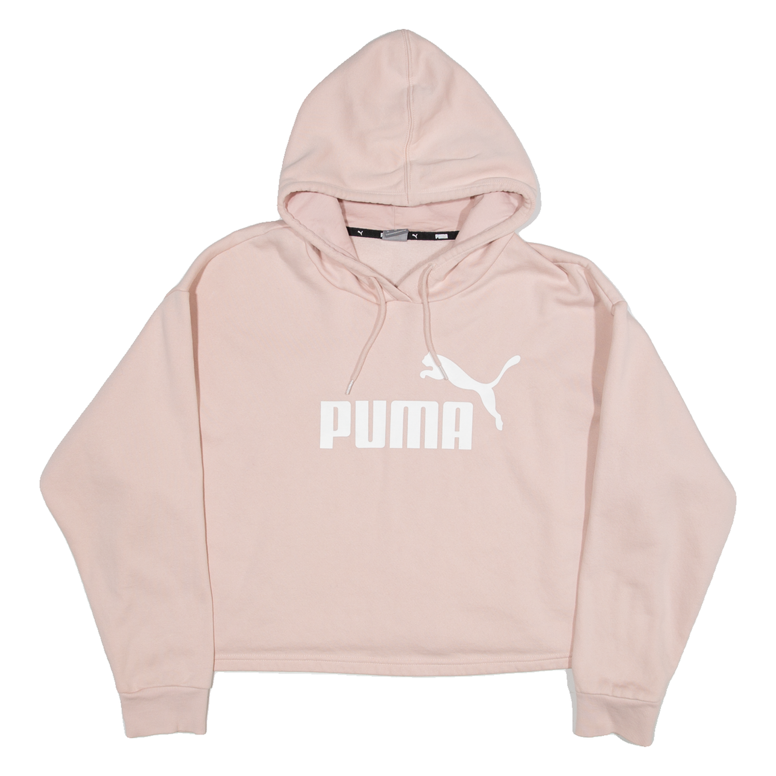 PUMA Cropped Womens Pink Hoodie XL Refurbished - N/A refurbished available on Cerqular