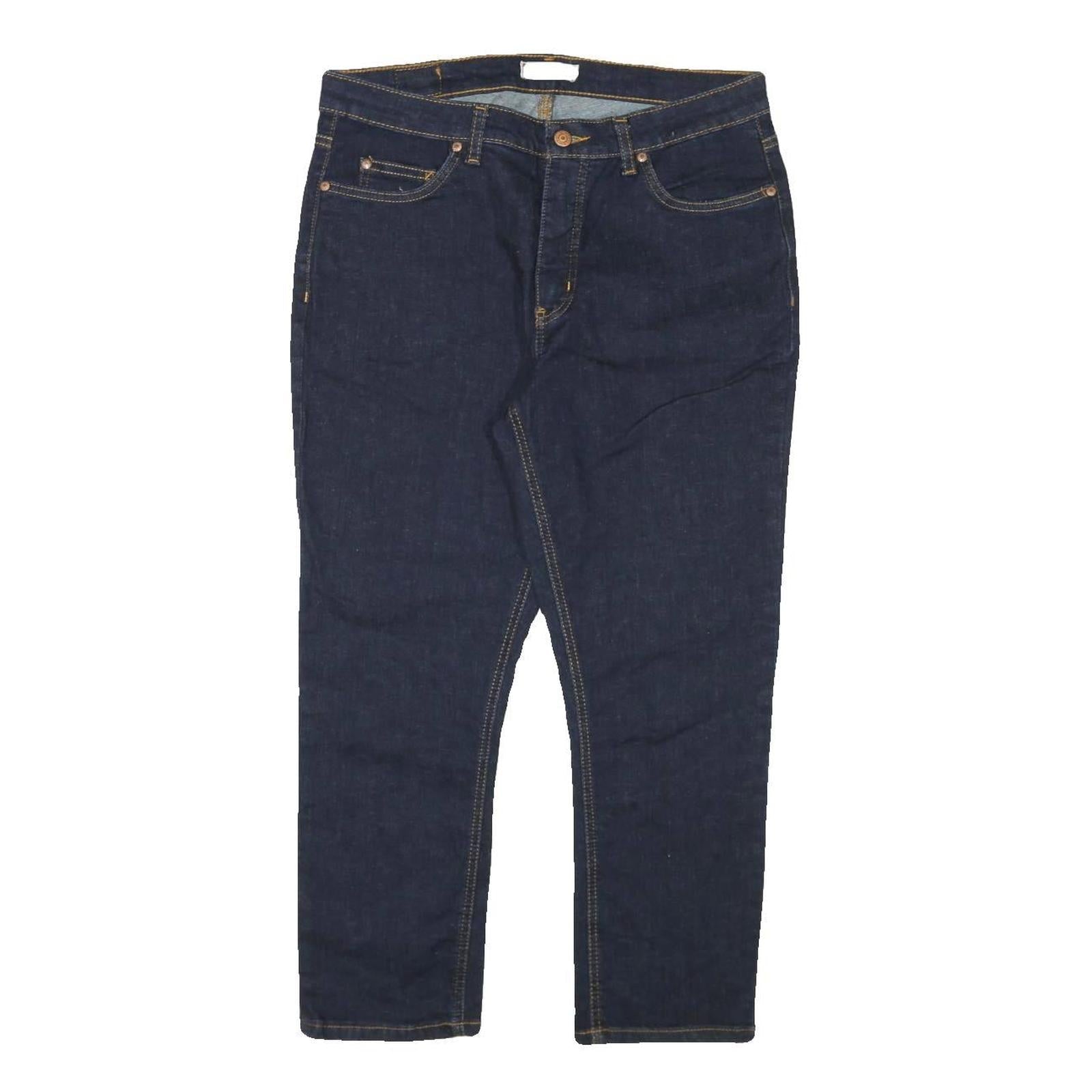 DICKIES Womens Jeans Blue Slim Skinny Denim Dark W31 L26 Zip Cotton Blend Refurbished - N/A refurbished available on Cerqular