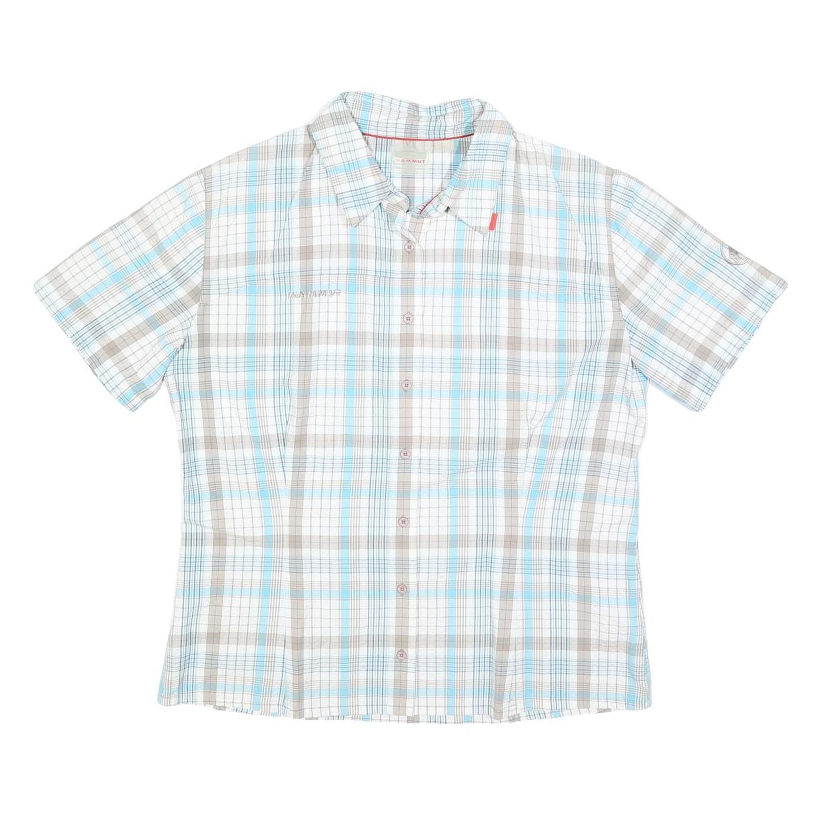 MAMMUT Womens Blue & Beige Checked Shirt L Cotton Blend Lightweight Casual Refurbished - N/A refurbished available on Cerqular