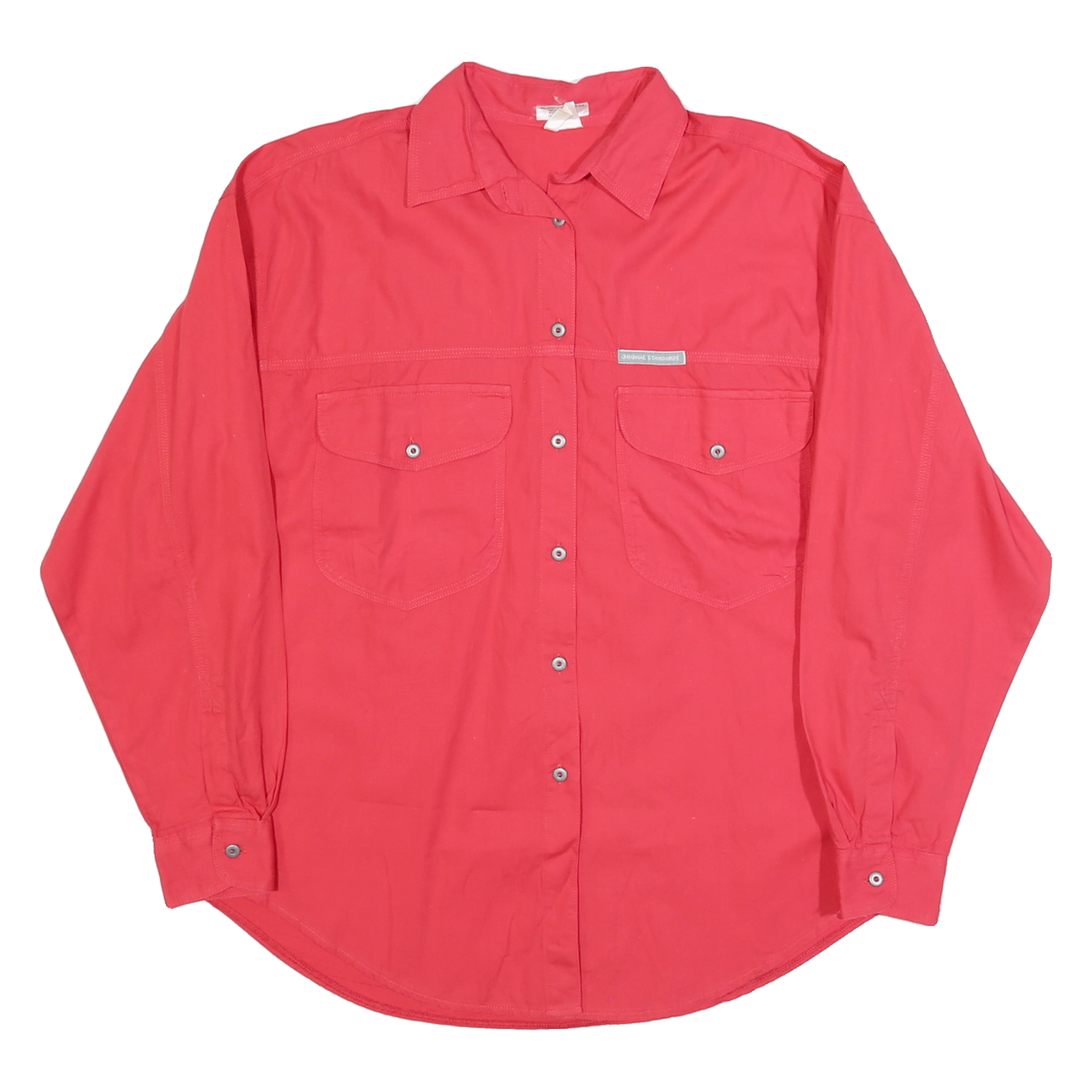 Buy ORIGINAL STANDARDS Womens Red Shirt Long Sleeve Button L Casual Polyester Blouse Refurbished - $15.59 ORIGINAL STANDARDS Womens Red Shirt Long Sleeve Button L Casual Polyester Blouse Refurbished - N/A refurbished available on Cerqular