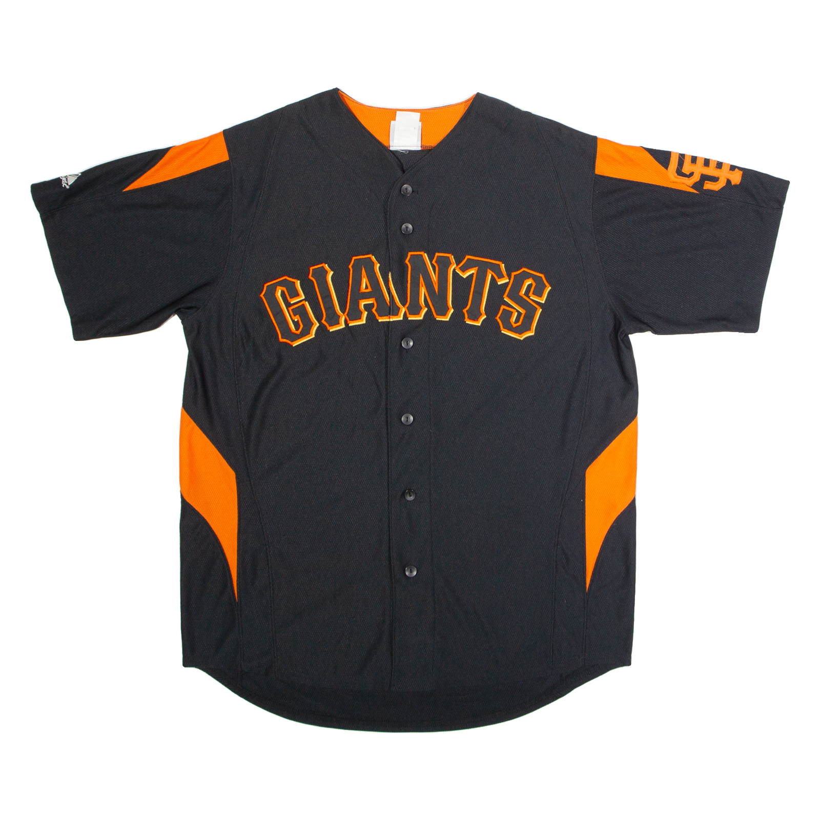 MAJESTIC San Francisco Giants Maid Of Honour Mens Jersey Black USA V-Neck L Refurbished - N/A refurbished available on Cerqular
