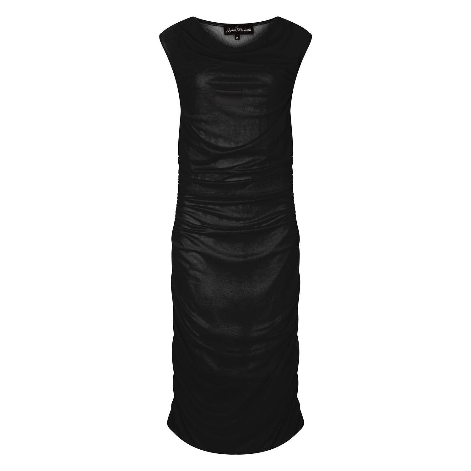 Boudicca Summer Black Midi Dress -Inclusive Plus Size up to UK 26 / US 22 | Size: Size UK 22/ US 18 | Color: Black Refurbished - N/A refurbished available on Cerqular