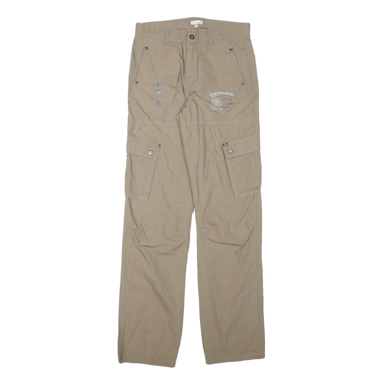 Buy VERTBAUDET Mens Cotton Blend Beige Casual Regular Fit Cargo Trousers W26 L31 Refurbished - $23.39 VERTBAUDET Mens Cotton Blend Beige Casual Regular Fit Cargo Trousers W26 L31 Refurbished - N/A refurbished available on Cerqular