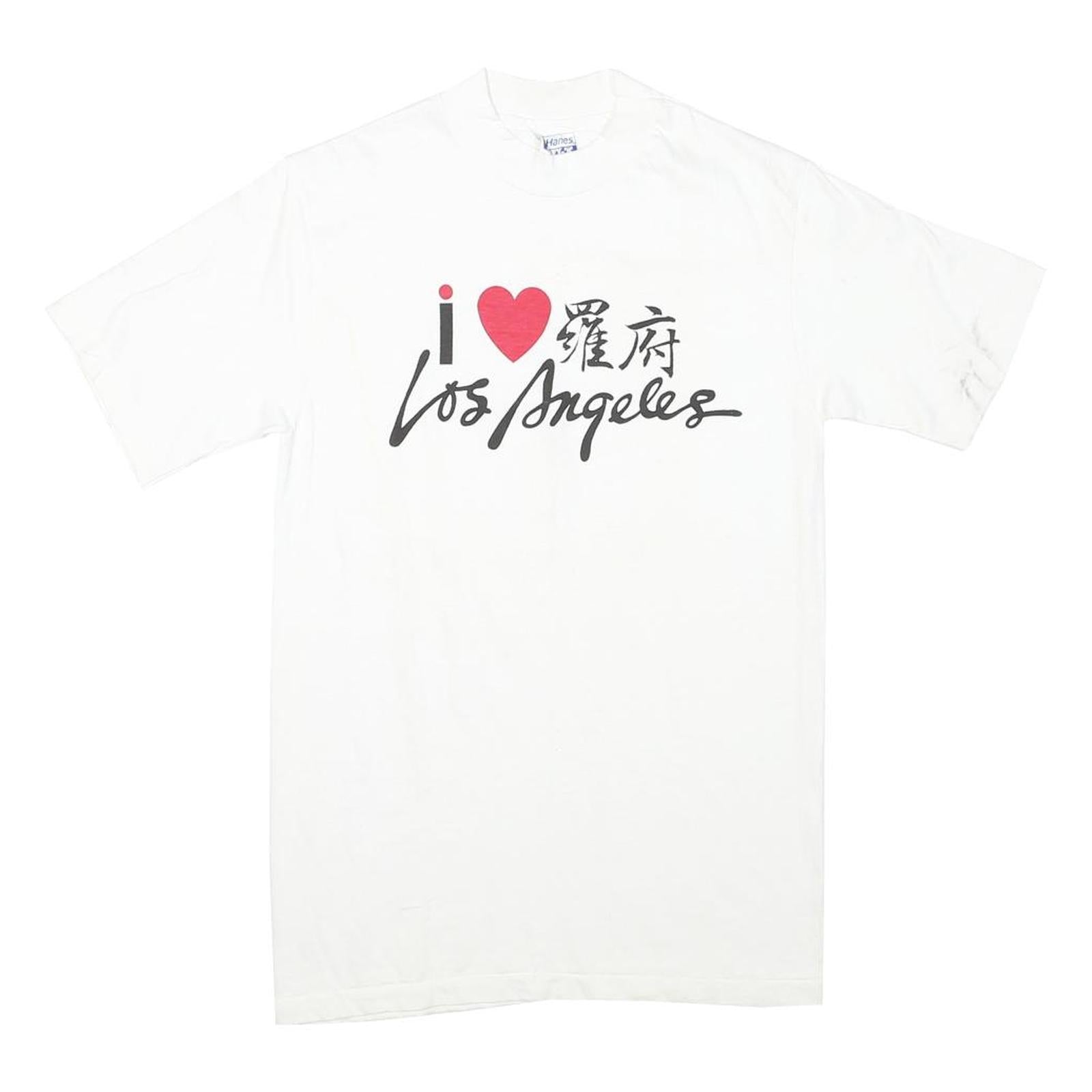 Buy HANES Mens White I Love Los Angeles Graphic T-Shirt S Short Sleeve Crew Neck Refurbished - $11.69 HANES Mens White I Love Los Angeles Graphic T-Shirt S Short Sleeve Crew Neck Refurbished - N/A refurbished available on Cerqular