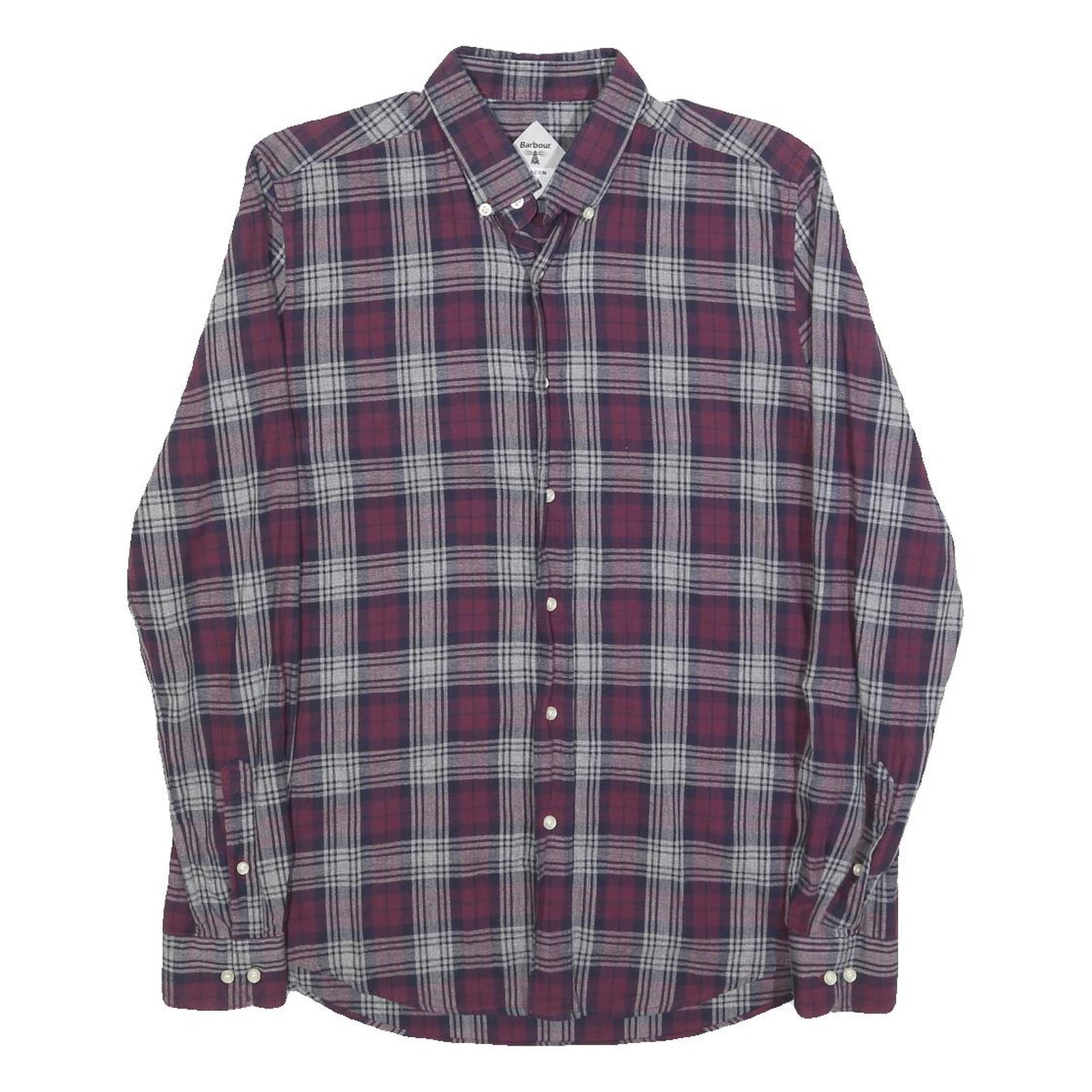 Buy BARBOUR Mens Red & Grey Check Shirt S Button Down Collar Long Sleeve Casual Refurbished - $42.89 BARBOUR Mens Red & Grey Check Shirt S Button Down Collar Long Sleeve Casual Refurbished - N/A refurbished available on Cerqular