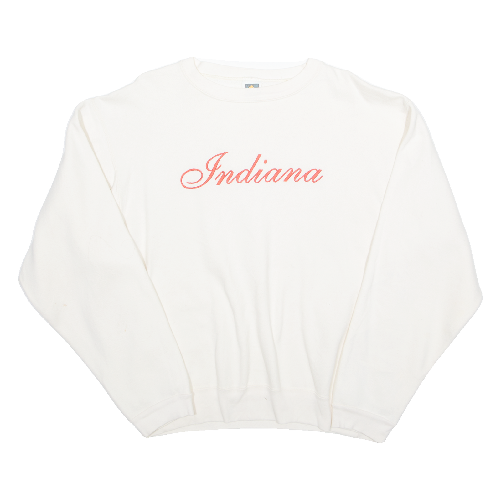COTTON DELUXE Indiana Womens Sweatshirt Cream USA L Refurbished - N/A refurbished available on Cerqular