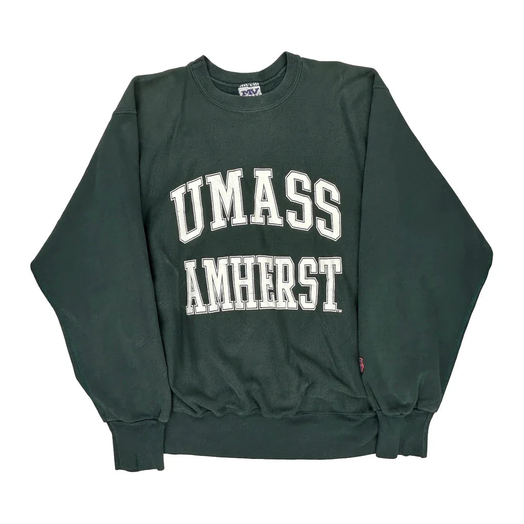 Buy Made In USA Mv Sport College Sweatshirt - XL Green Cotton Refurbished - $53.59 Made In USA Mv Sport College Sweatshirt - XL Green Cotton Refurbished - Thrifted (note: this is a term often used to describe second- refurbished available on Cerqular
