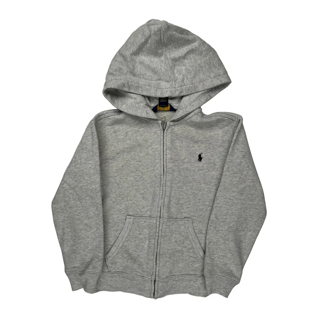 Buy Age 6 Polo By Ralph Lauren Hoodie - Small Grey Cotton Blend Refurbished - $25.45 Age 6 Polo By Ralph Lauren Hoodie - Small Grey Cotton Blend Refurbished - Thrifted (note: this is a term often used to describe second- refurbished available on Cerqular
