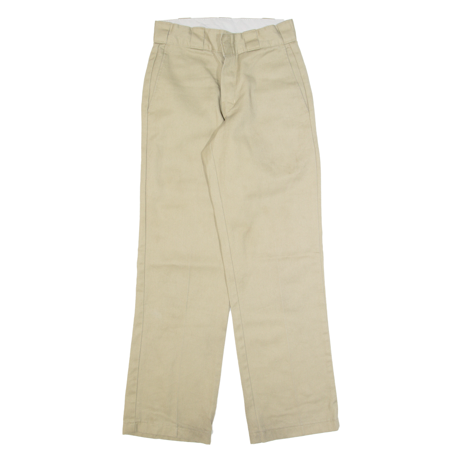 DICKIES Workwear Mens Trousers Beige Regular Straight W26 L30 Refurbished - N/A refurbished available on Cerqular