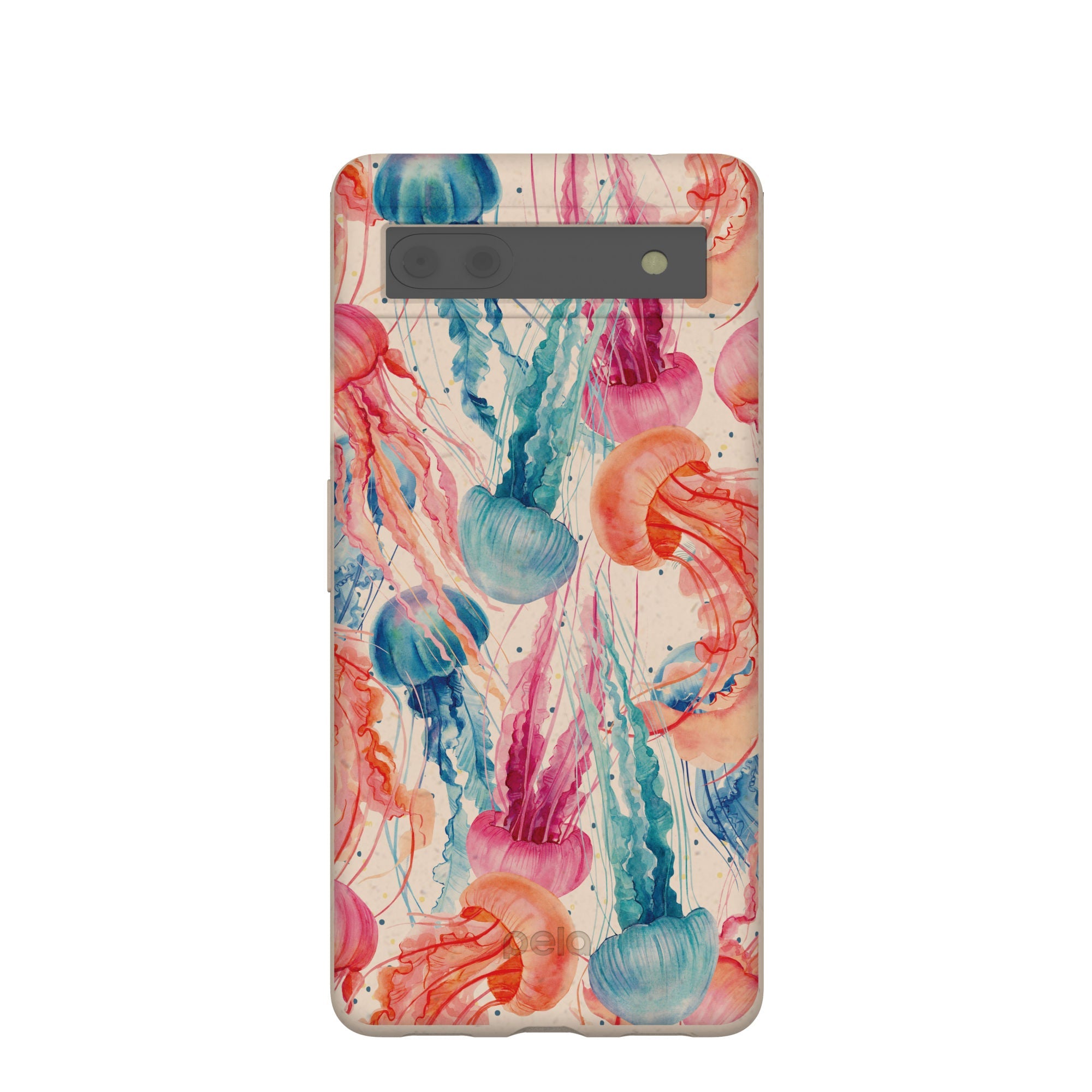 Seashell Jellyfish Google Pixel 6a Case Refurbished - Pela Case refurbished available on Cerqular