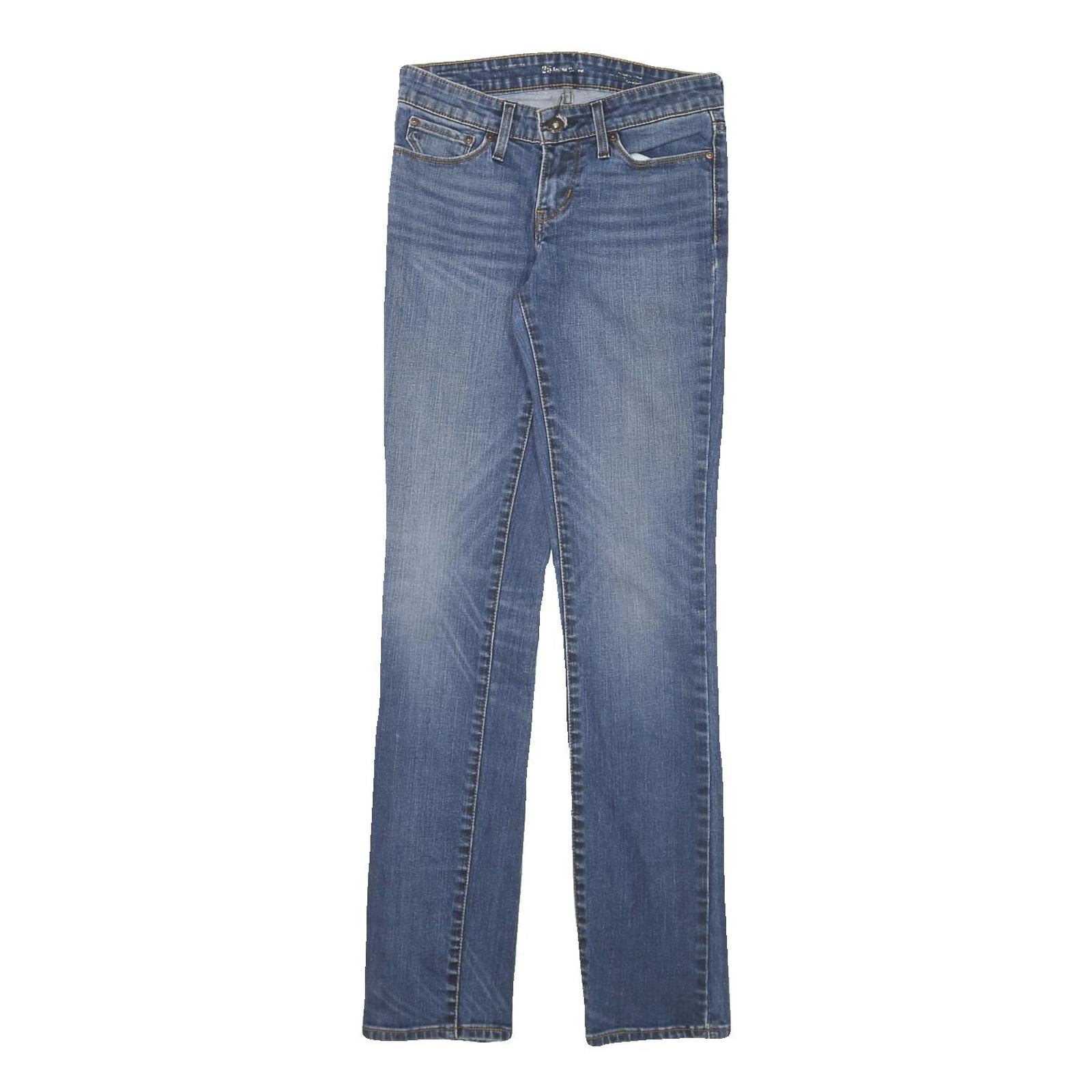 LEVI'S Womens Slim Blue Denim Jeans W25 L31 Zip Classic Fit Straight Refurbished - N/A refurbished available on Cerqular