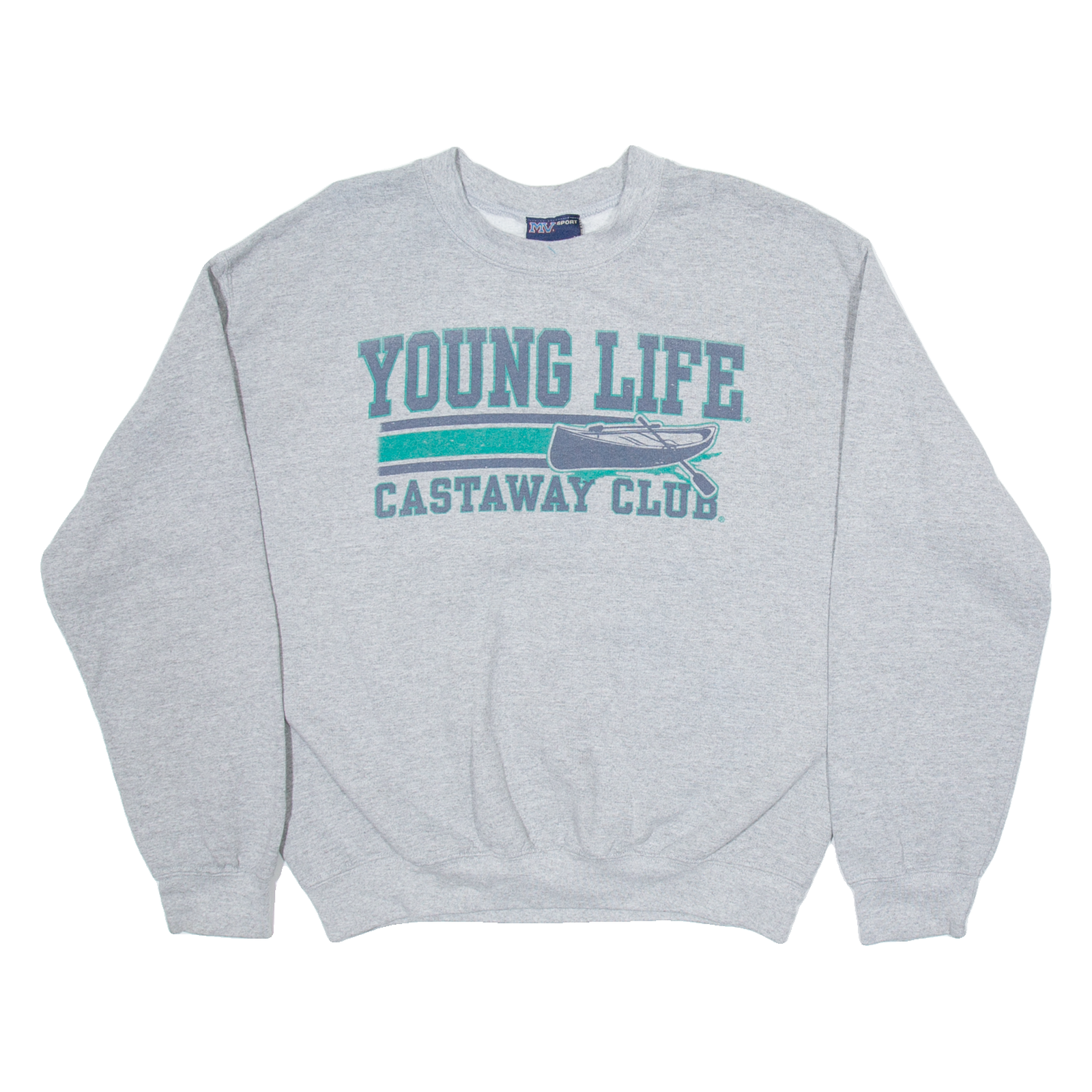 MV SPORT Mens Sweatshirt Grey M Refurbished - N/A refurbished available on Cerqular