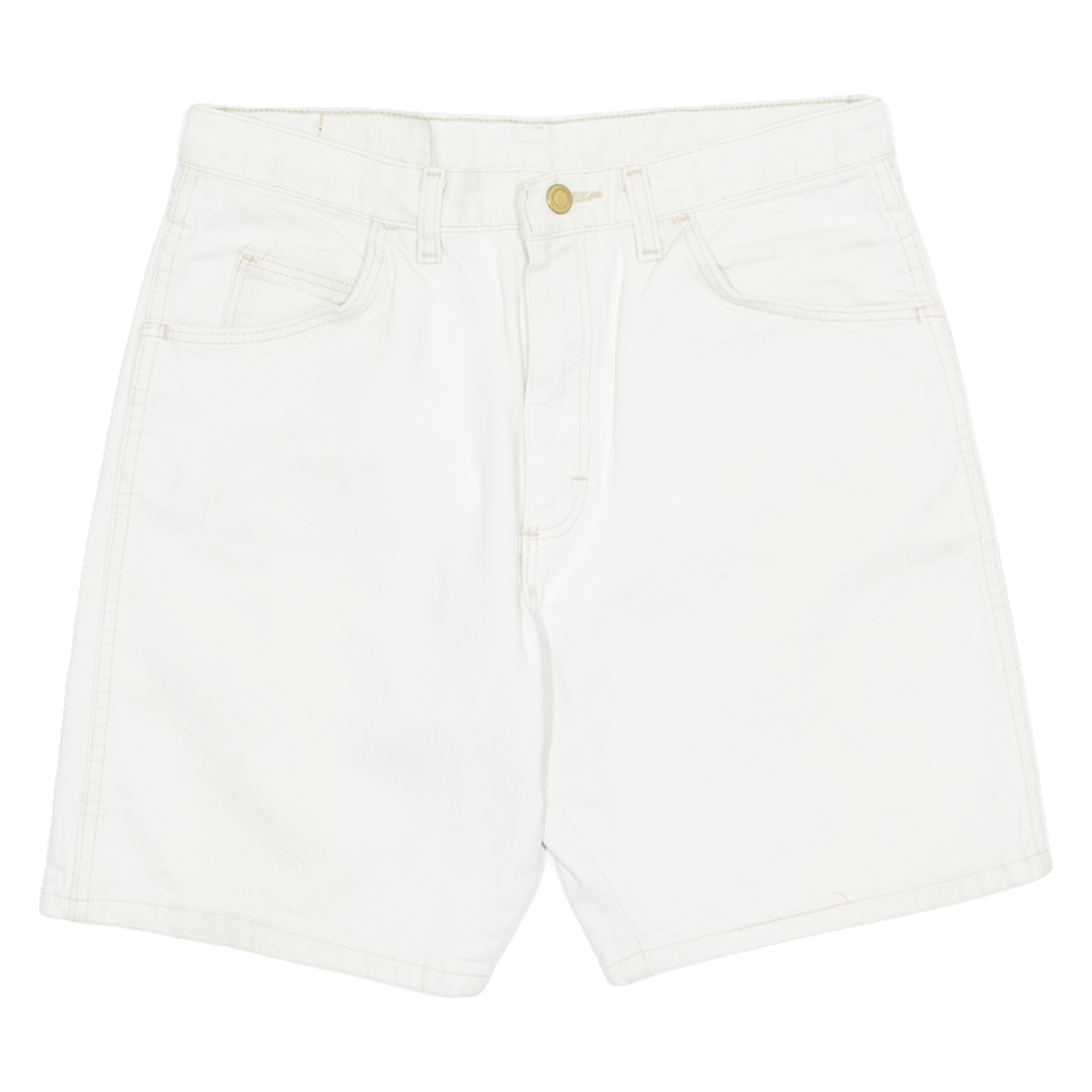WRANGLER Chino Style Mens Denim Shorts White M W32 Refurbished - N/A refurbished available on Cerqular