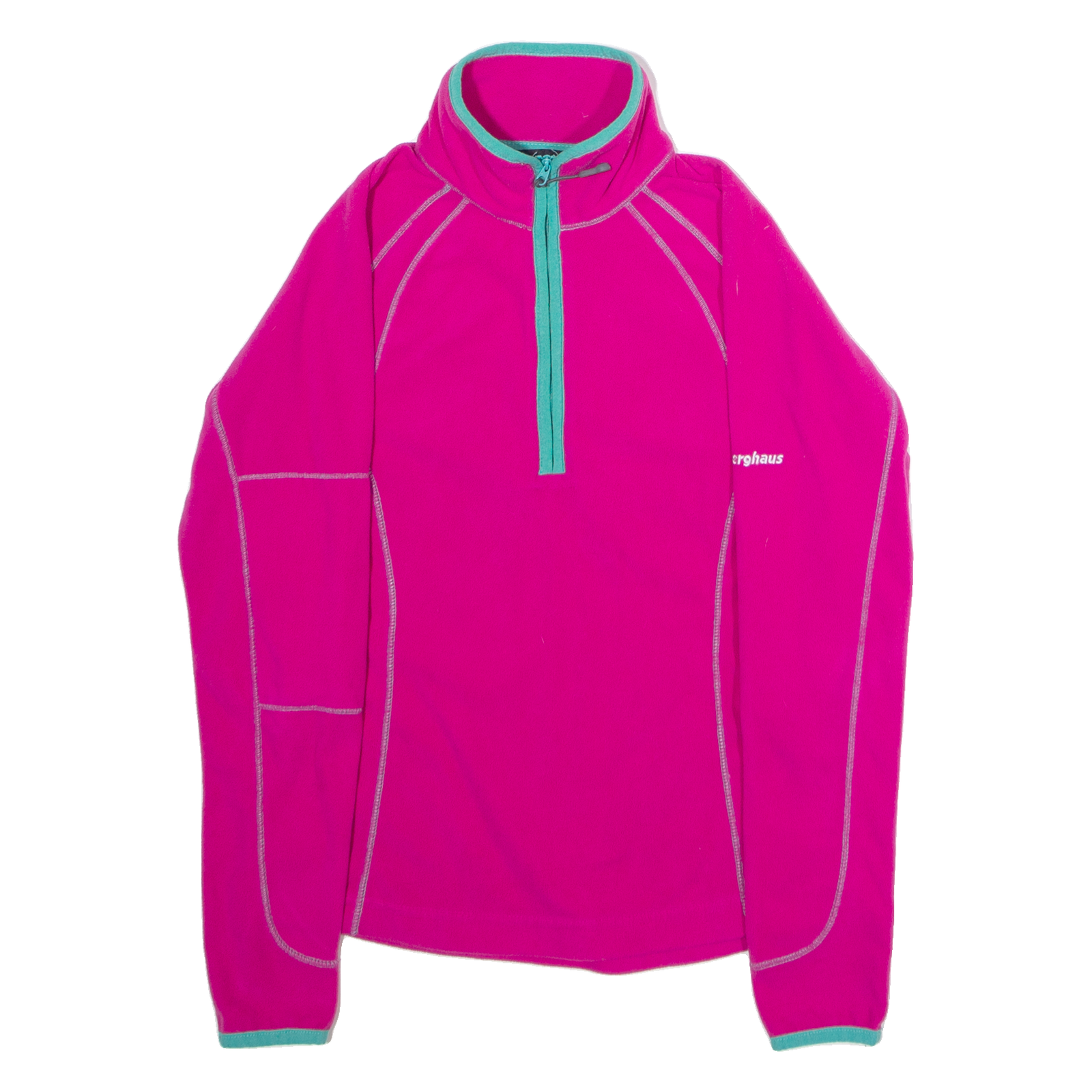 BERGHAUS Womens Fleece Pink 1/4 Zip UK 8 Refurbished - N/A refurbished available on Cerqular
