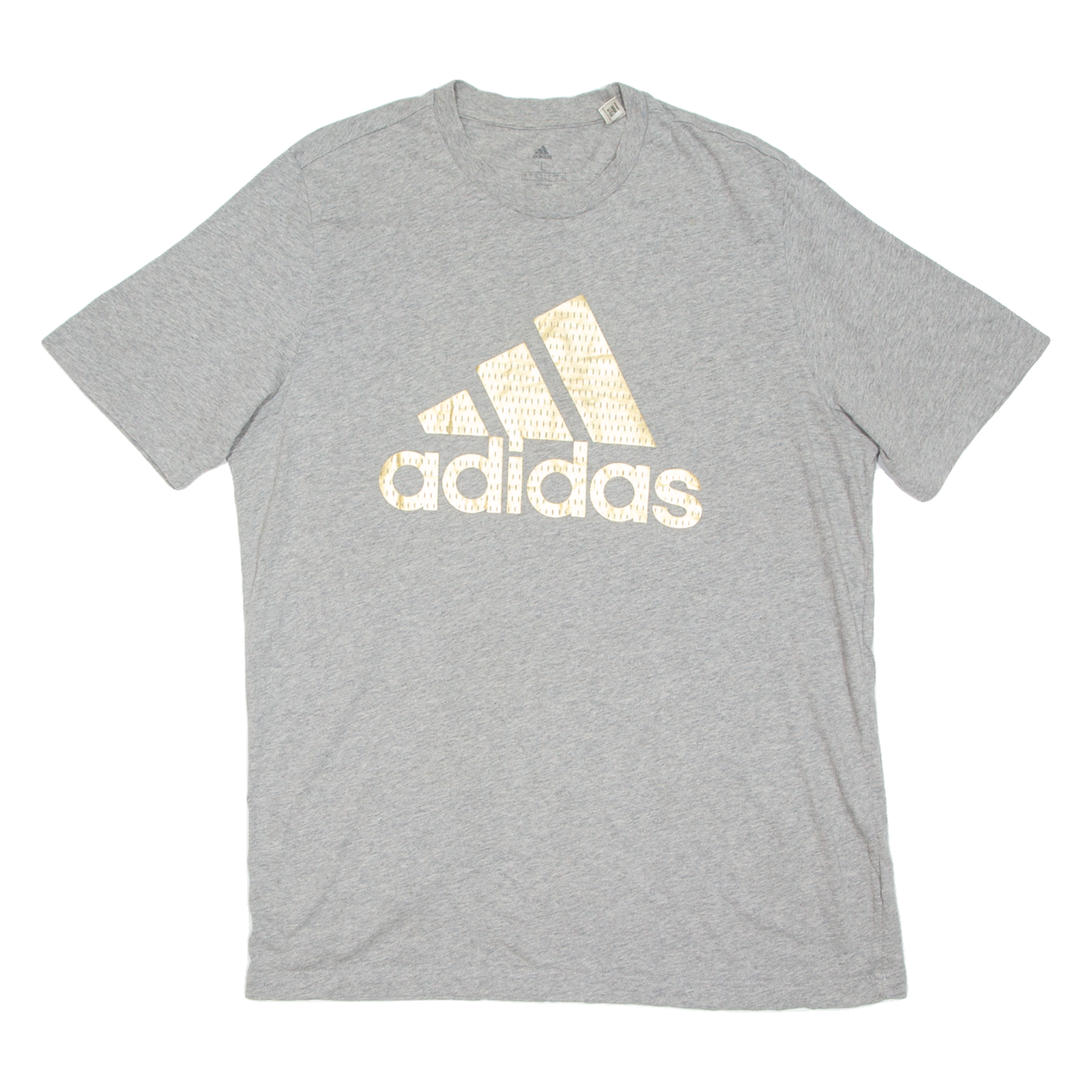 ADIDAS Mens T-Shirt Grey L Refurbished - N/A refurbished available on Cerqular
