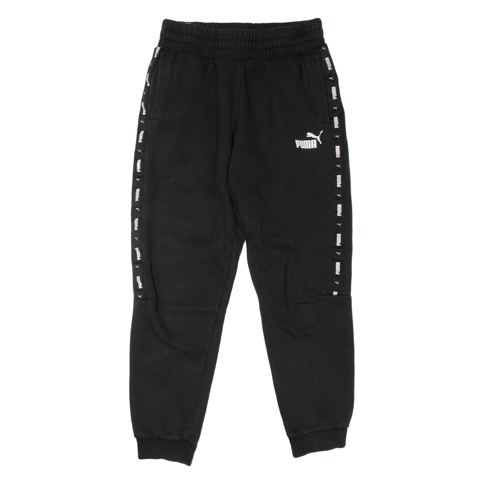 PUMA Mens Joggers Black Tapered M W28 L27 Refurbished - N/A refurbished available on Cerqular