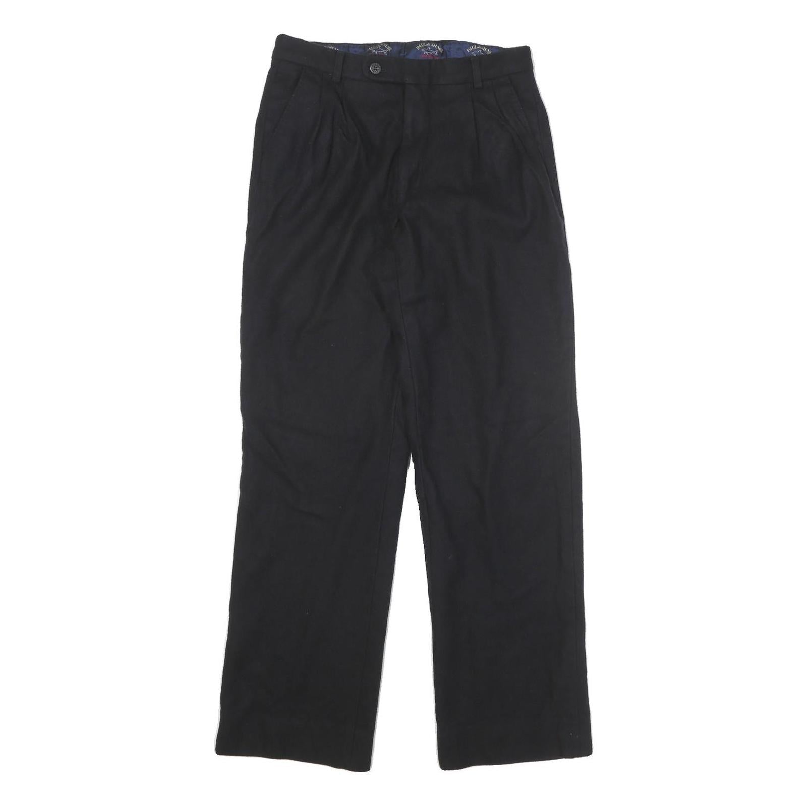 Buy PAUL & SHARK Mens Wool Blend Black Regular Fit Straight Leg Trousers W27 L30 Refurbished - $57.19 PAUL & SHARK Mens Wool Blend Black Regular Fit Straight Leg Trousers W27 L30 Refurbished - N/A refurbished available on Cerqular