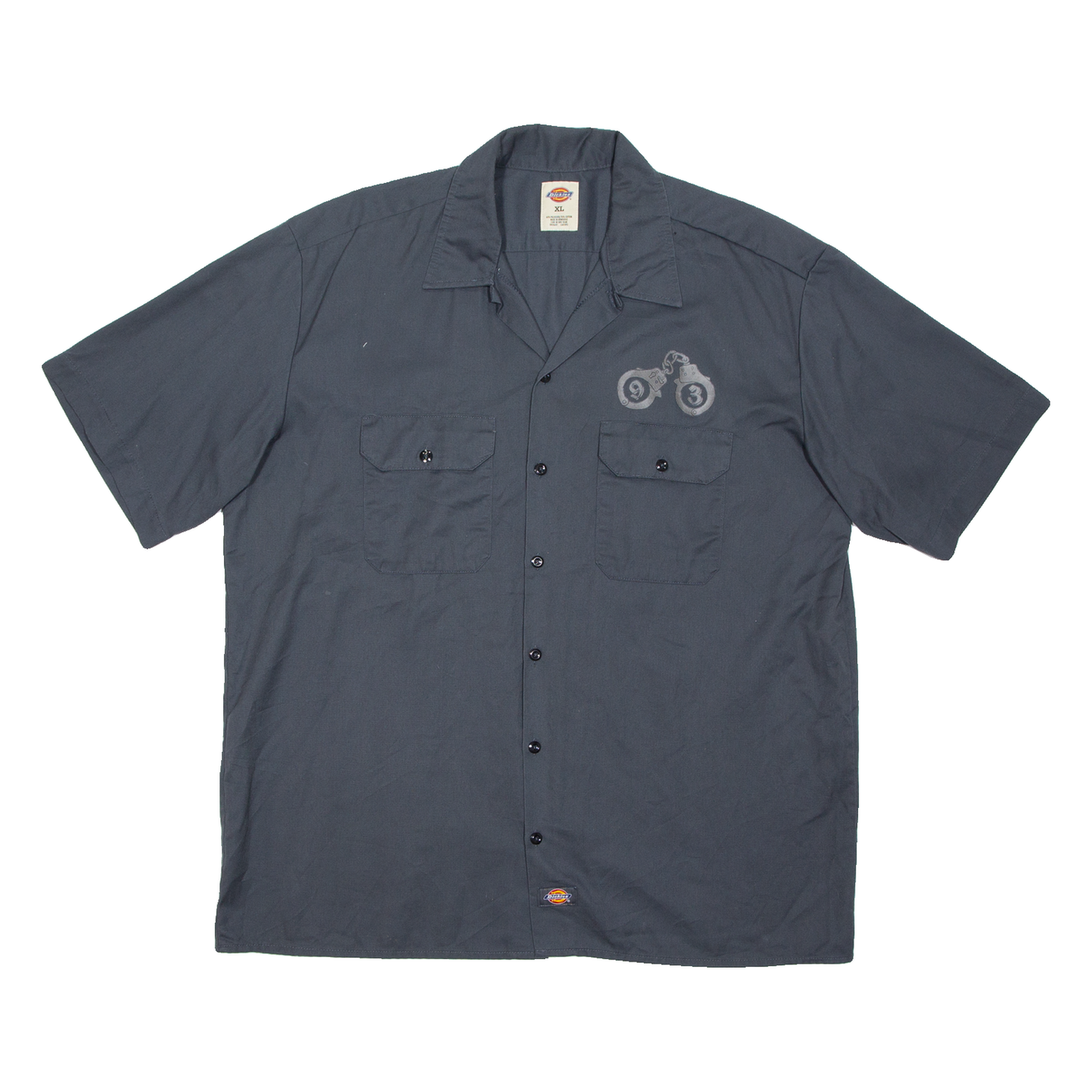 DICKIES Mens Worker Shirt Grey XL Refurbished - N/A refurbished available on Cerqular