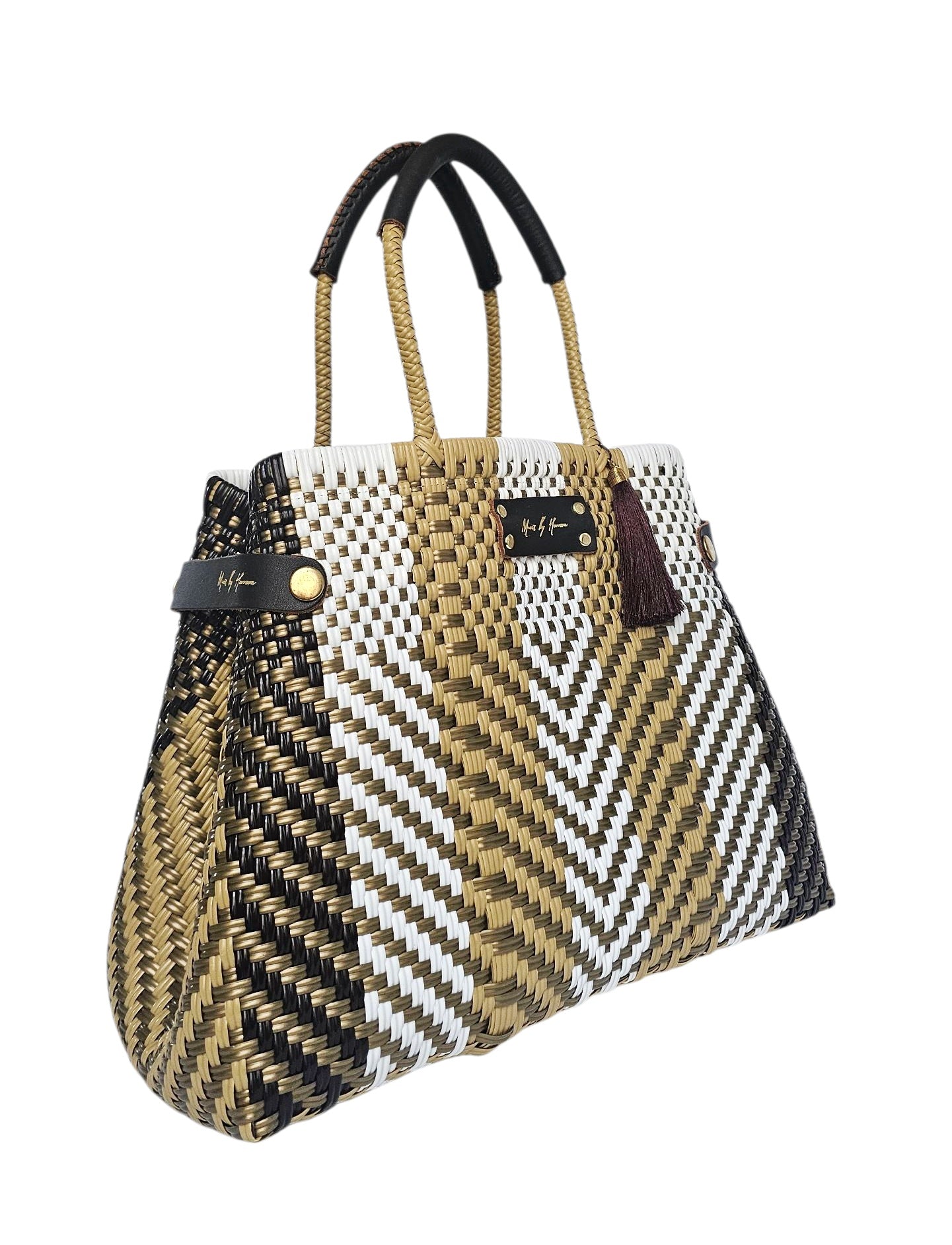 Less Pollution Convertible Bag -Champagne Refurbished - Mavis by Herrera refurbished available on Cerqular