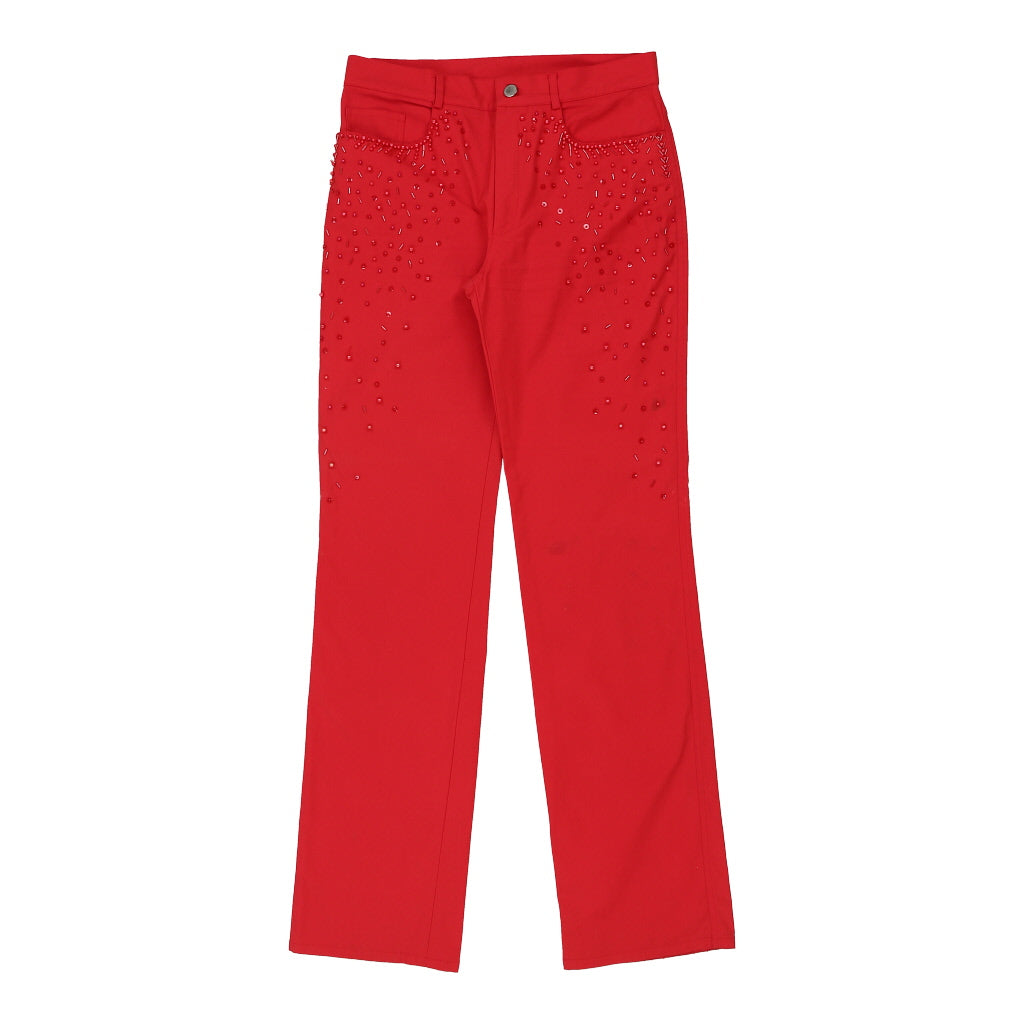 Buy Roccobarocco Jeans - 30W UK 10 Red Cotton Refurbished - $32.15 Roccobarocco Jeans - 30W UK 10 Red Cotton Refurbished - Thrifted (note: this is a term often used to describe second- refurbished available on Cerqular