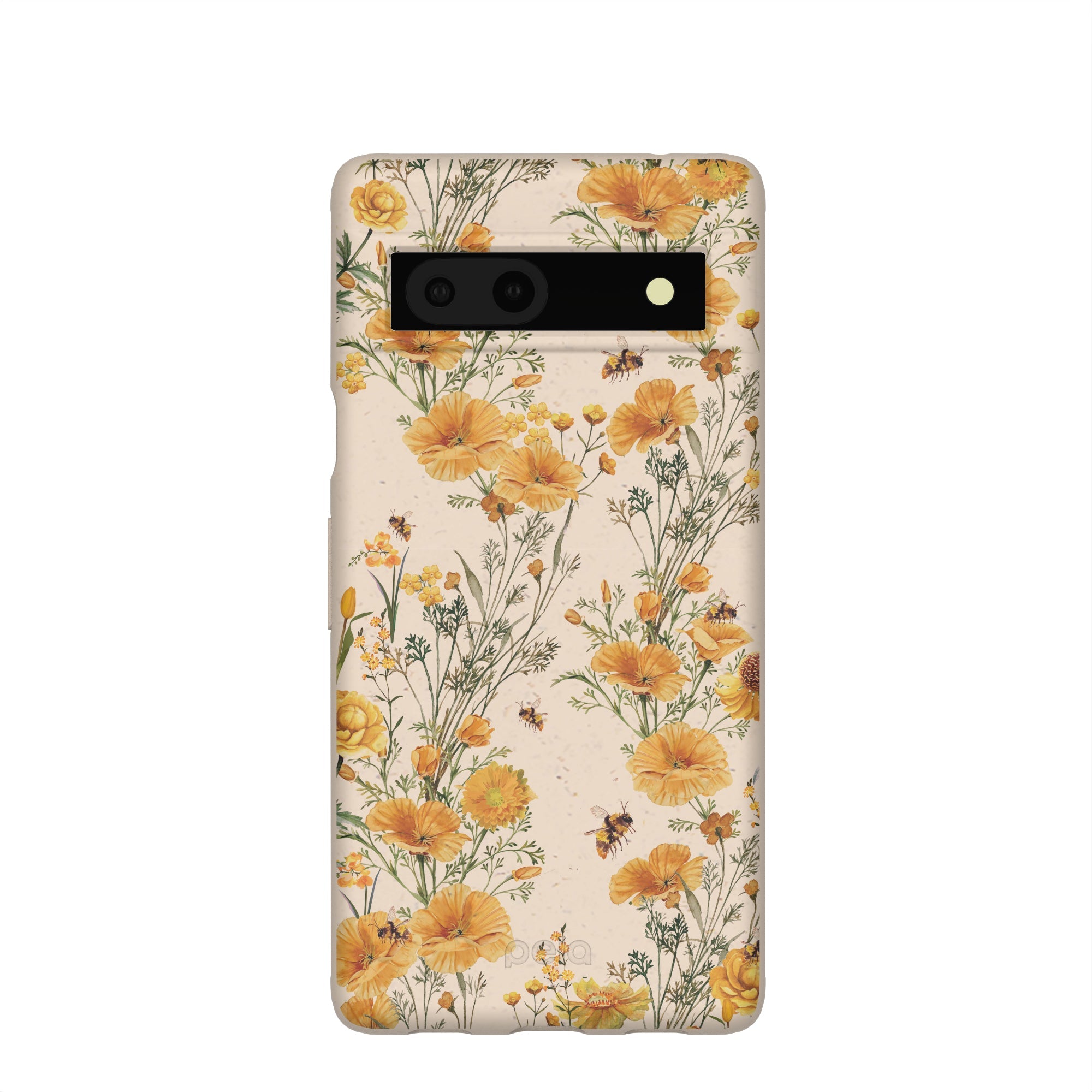 Seashell Vintage Bee Google Pixel 7a Case Refurbished - Pela Case refurbished available on Cerqular