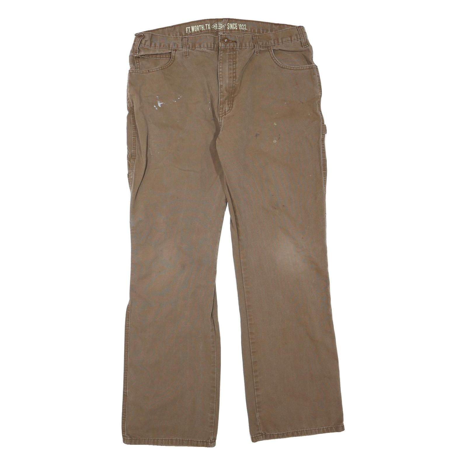 Buy DICKIES Womens Regular Fit Straight Brown Denim W38 L32 Workwear Zip Jeans Refurbished - $37.69 DICKIES Womens Regular Fit Straight Brown Denim W38 L32 Workwear Zip Jeans Refurbished - N/A refurbished available on Cerqular