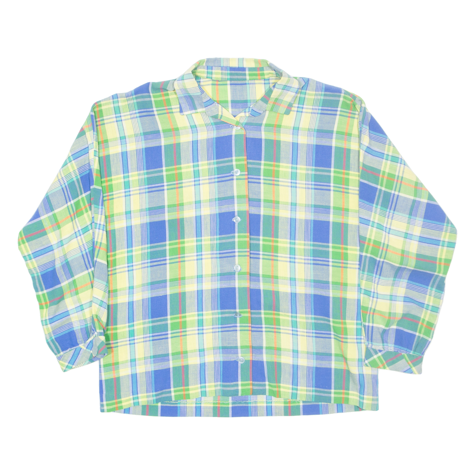 Womens Shirt Blue Check Long Sleeve XL Refurbished - N/A refurbished available on Cerqular