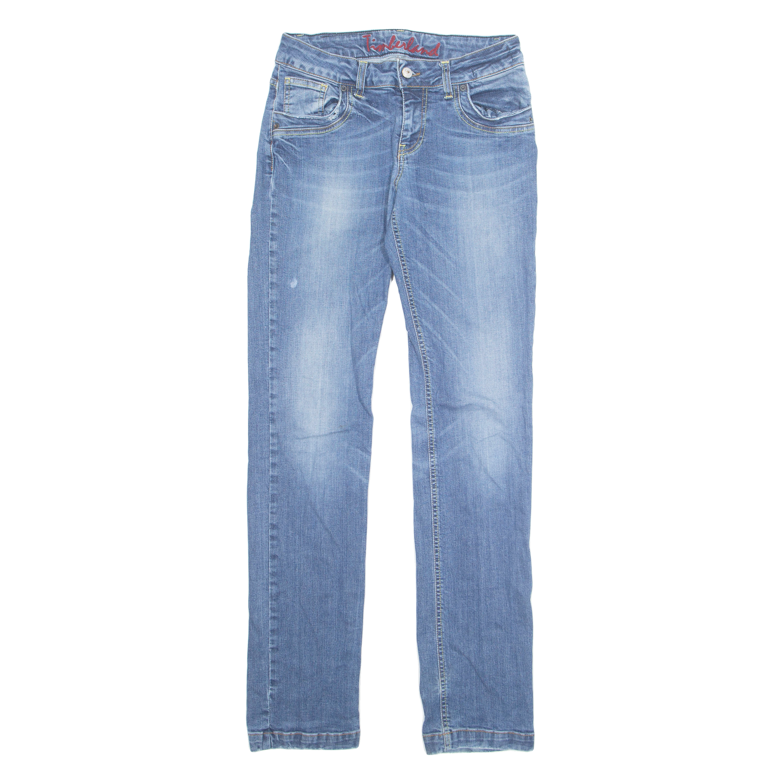 TIMBERLAND Mens Jeans Blue Regular Tapered Stone Wash W27 L34 Refurbished - N/A refurbished available on Cerqular