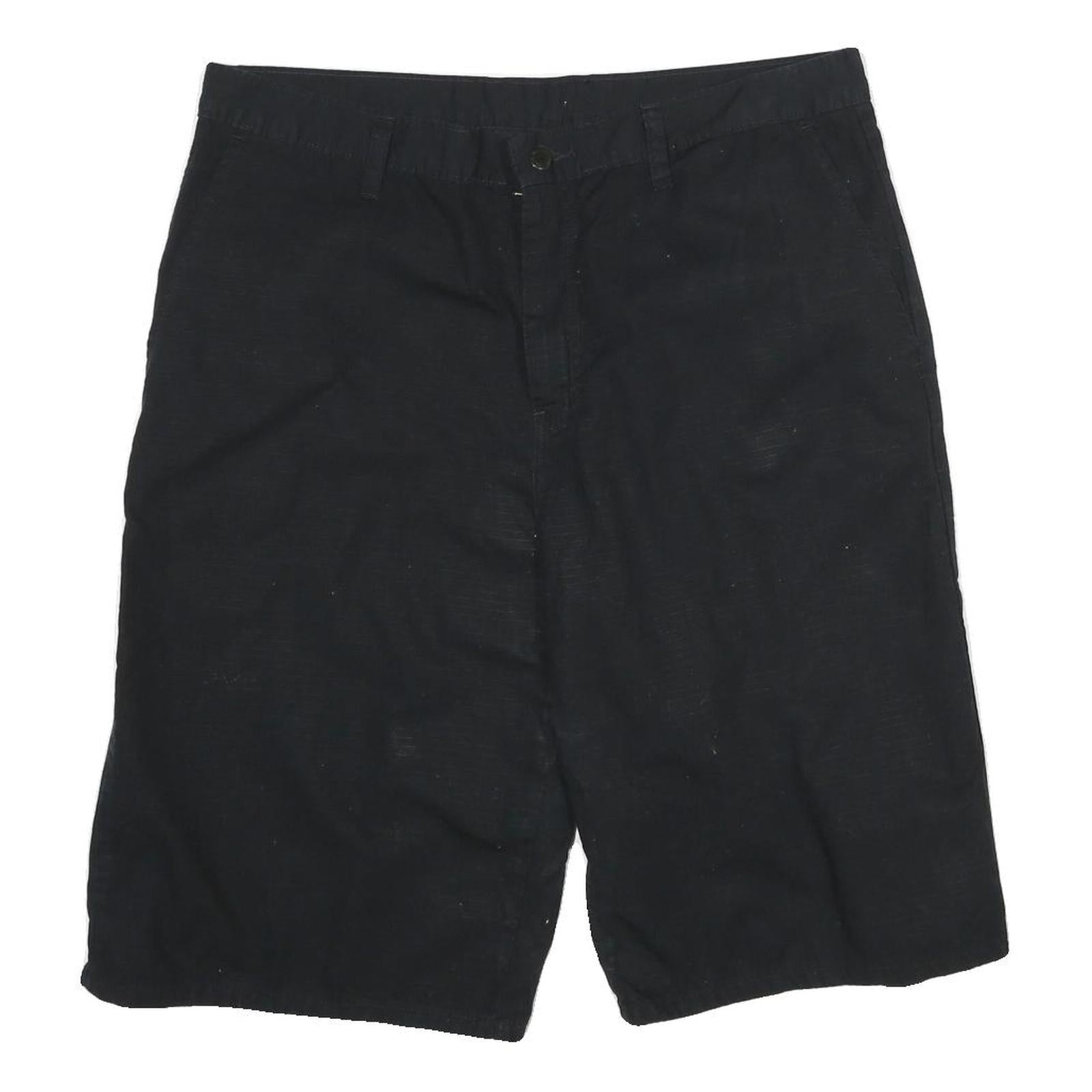 DICKIES Mens Black Casual Cotton Shorts L W36 Workwear Relaxed Fit Refurbished - N/A refurbished available on Cerqular