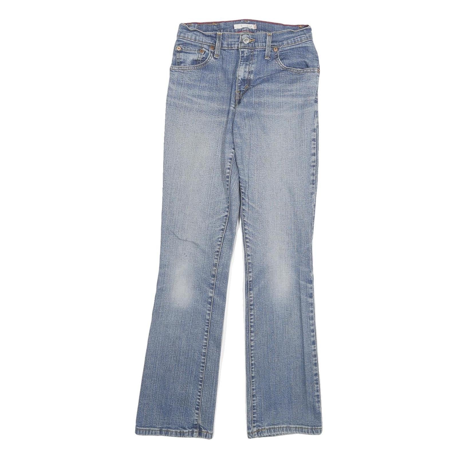 LEVI'S 550 Womens Relaxed Straight Denim Medium W24 L31 Blue Cotton Blend Zip Refurbished - N/A refurbished available on Cerqular