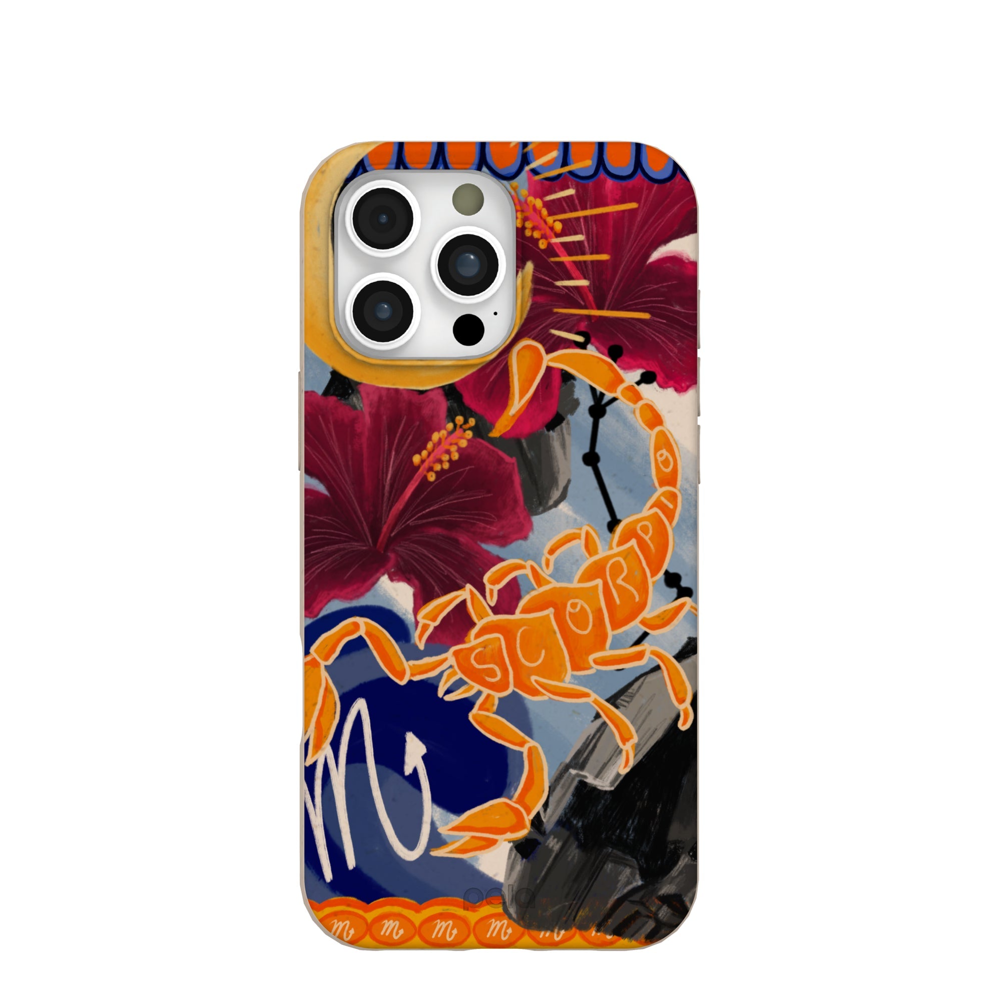Seashell Scorpio Scorpion iPhone 16 Pro Max Case Refurbished - Pela Case refurbished available on Cerqular
