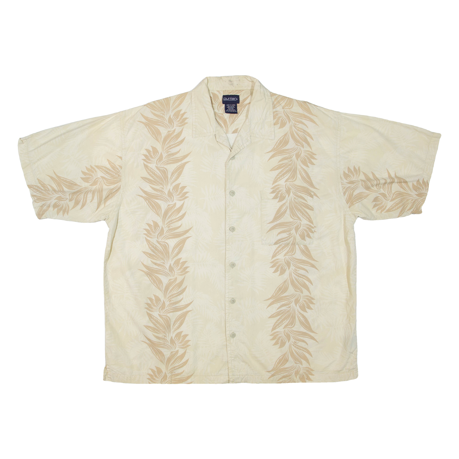 PURITAN Mens Shirt Beige XL Refurbished - N/A refurbished available on Cerqular
