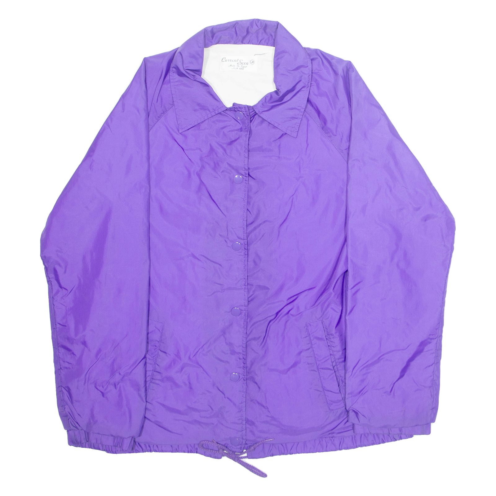 CURRENT SEEN Womens Jacket Purple Nylon M Refurbished - N/A refurbished available on Cerqular