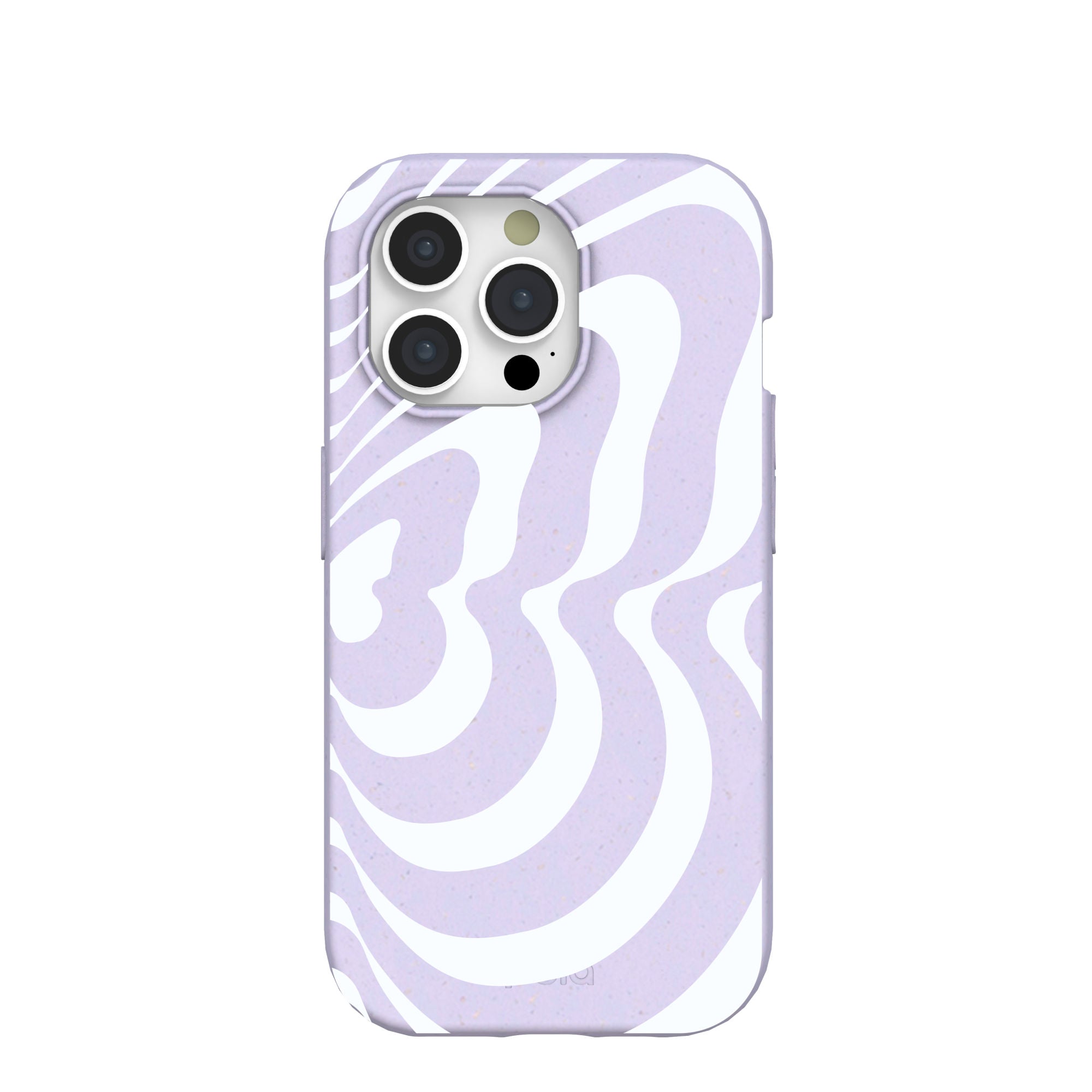 Lavender Flutter Right iPhone 15 Pro Case Refurbished - Pela Case refurbished available on Cerqular