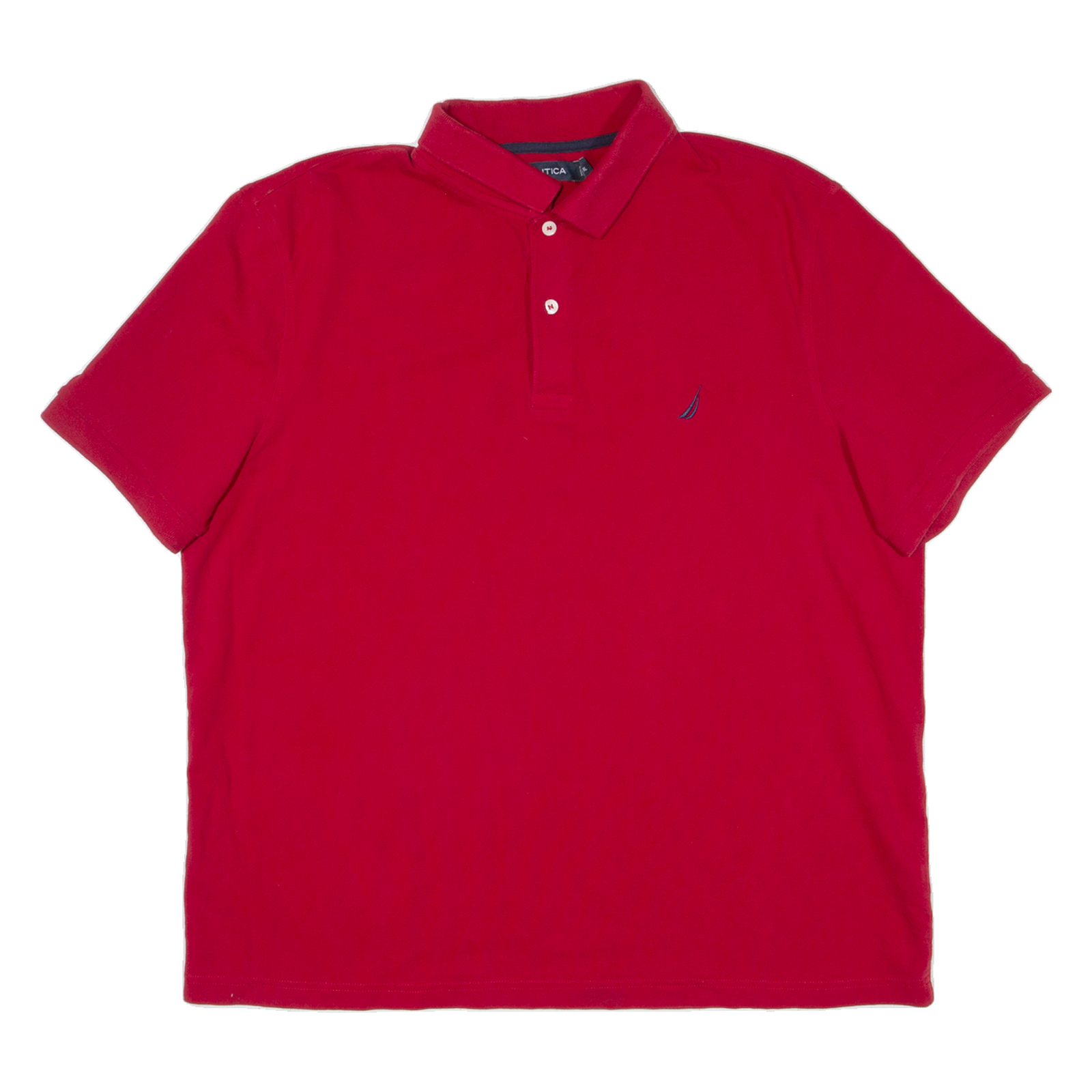 NAUTICA Mens Polo Shirt Red XL Refurbished - N/A refurbished available on Cerqular