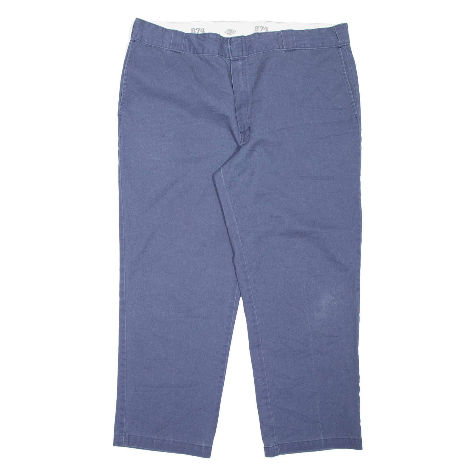 DICKIES 874 Workwear Mens Trousers Blue Regular Straight W42 L27 Refurbished - N/A refurbished available on Cerqular