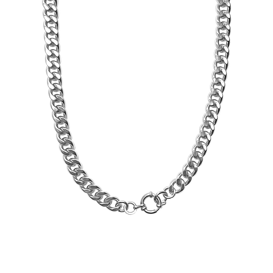 Waterproof Curb Chain Necklace Refurbished - N/A (Note: There is no well-known brand with this name refurbished available on Cerqular