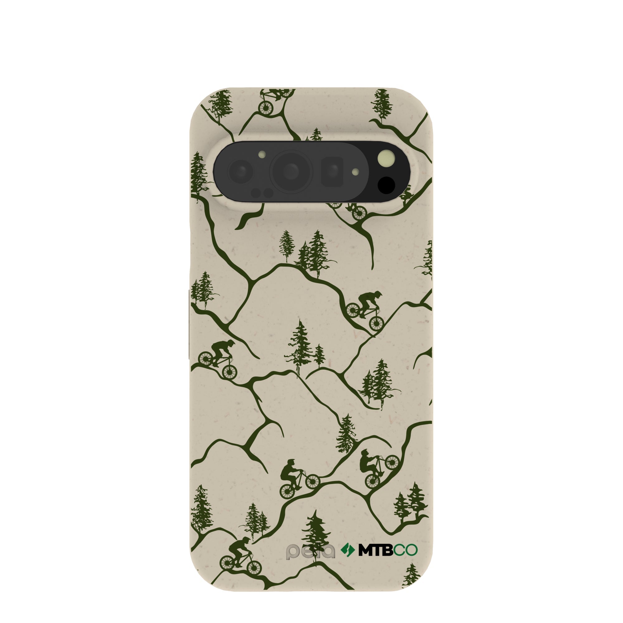 London Fog Bike Trek MTBCO Google Pixel 9/9 Pro Case Refurbished - Pela Case refurbished available on Cerqular