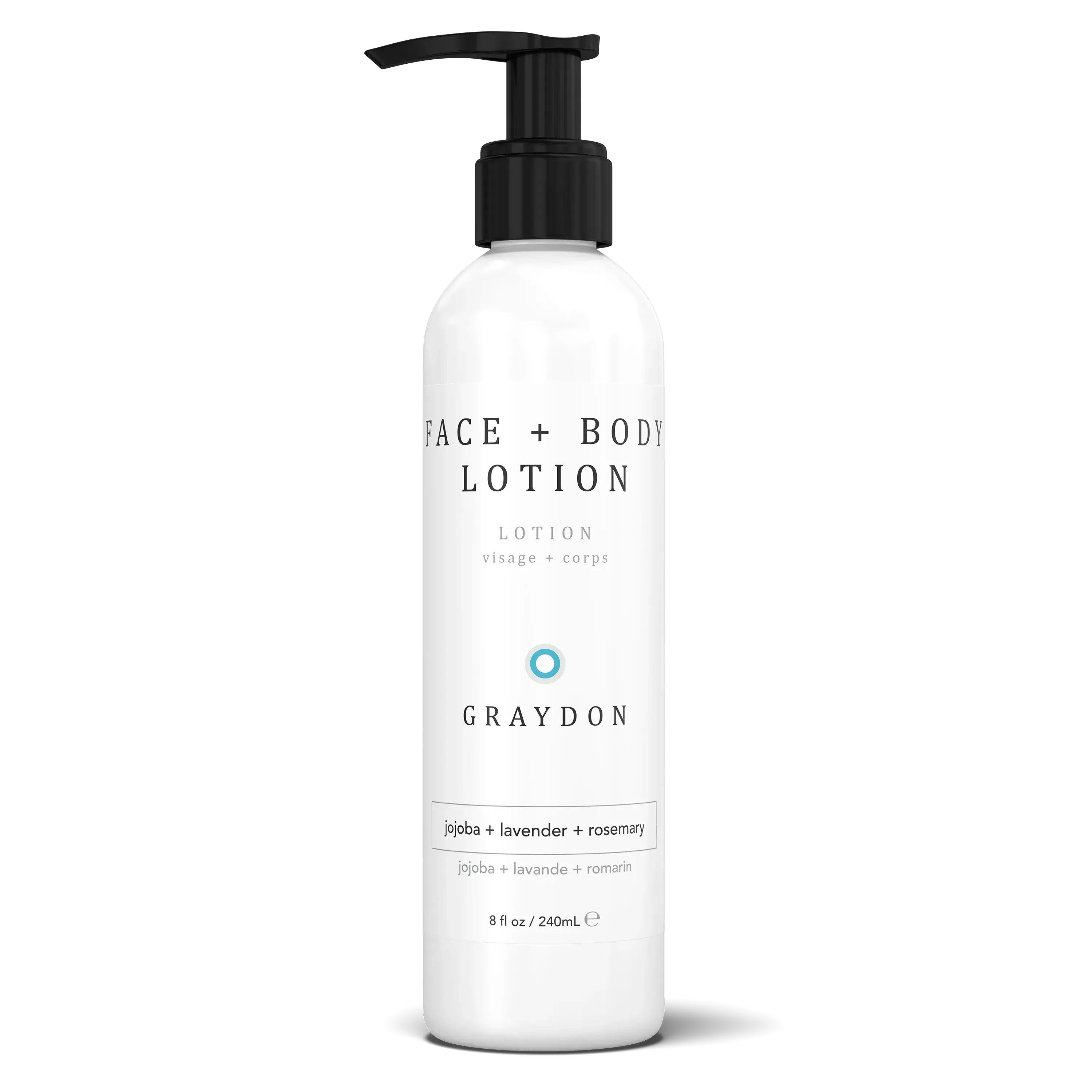 all over face + body lotion | Size: 240 mL Refurbished - Graydon Skincare refurbished available on Cerqular