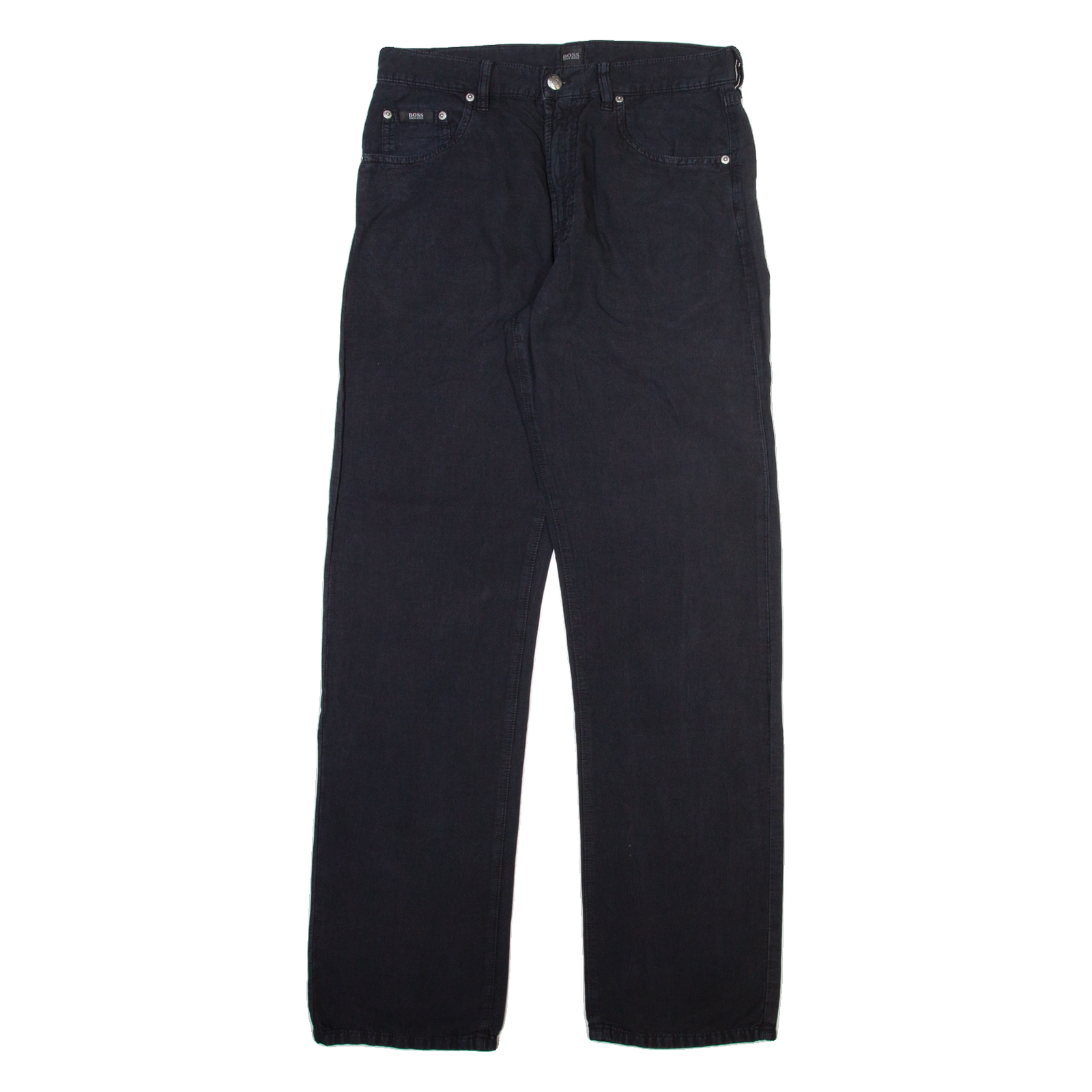 BOSS Mens Trousers Black Regular Straight W30 L31 Refurbished - N/A refurbished available on Cerqular
