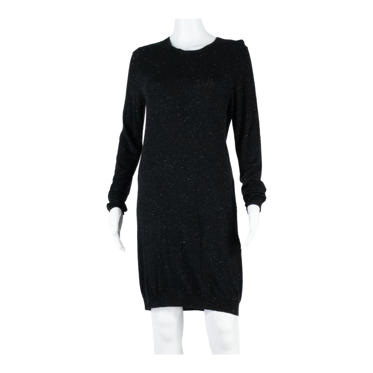 WHISTLES Womens Jumper Dress Black Long Sleeve Knee Length UK 6 Refurbished - N/A refurbished available on Cerqular