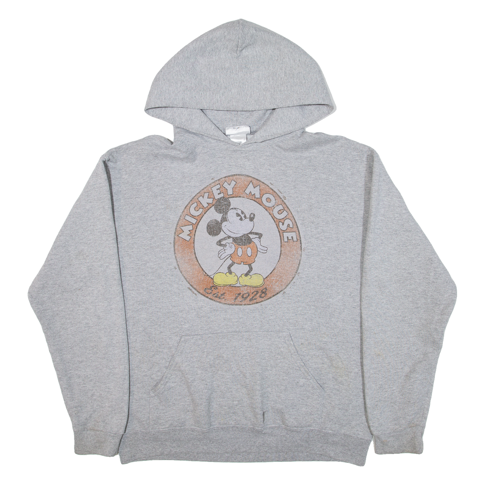DISNEY Mickey Mouse Womens Grey Hoodie L Refurbished - N/A refurbished available on Cerqular