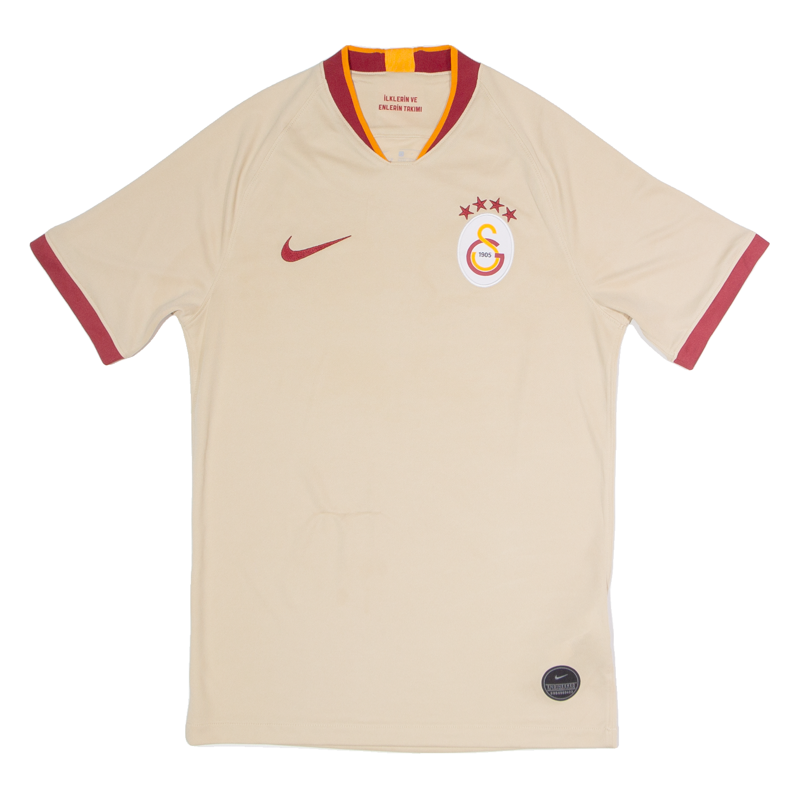 NIKE Galatasaray Spor Kulubu Mens Football Shirt Jersey Beige V-Neck S Refurbished - N/A refurbished available on Cerqular
